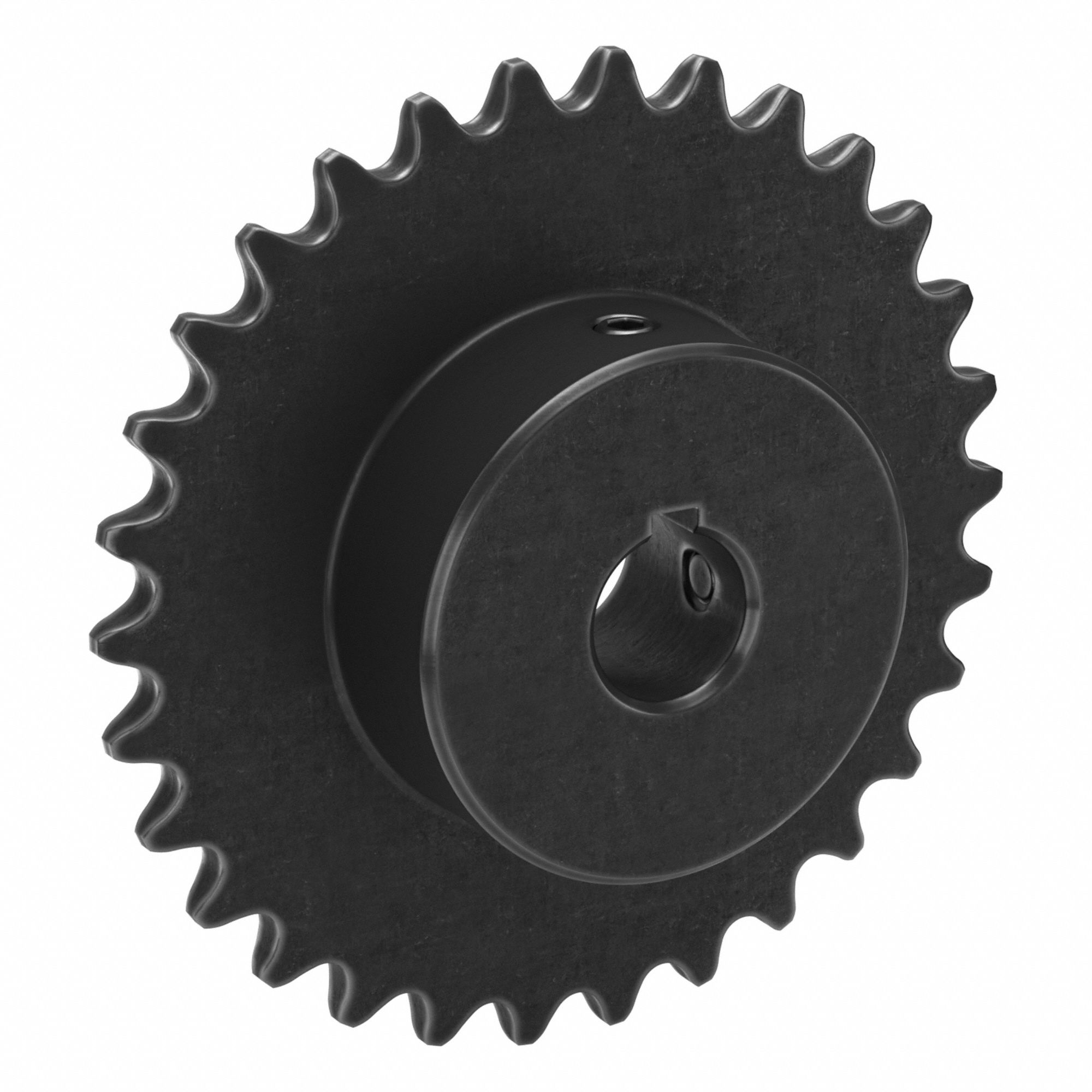 Sprocket: 35, For 3/8 in Chain Pitch, 5/8 in Bore Dia, 30 Teeth, 3.588 in Pitch Dia, Steel