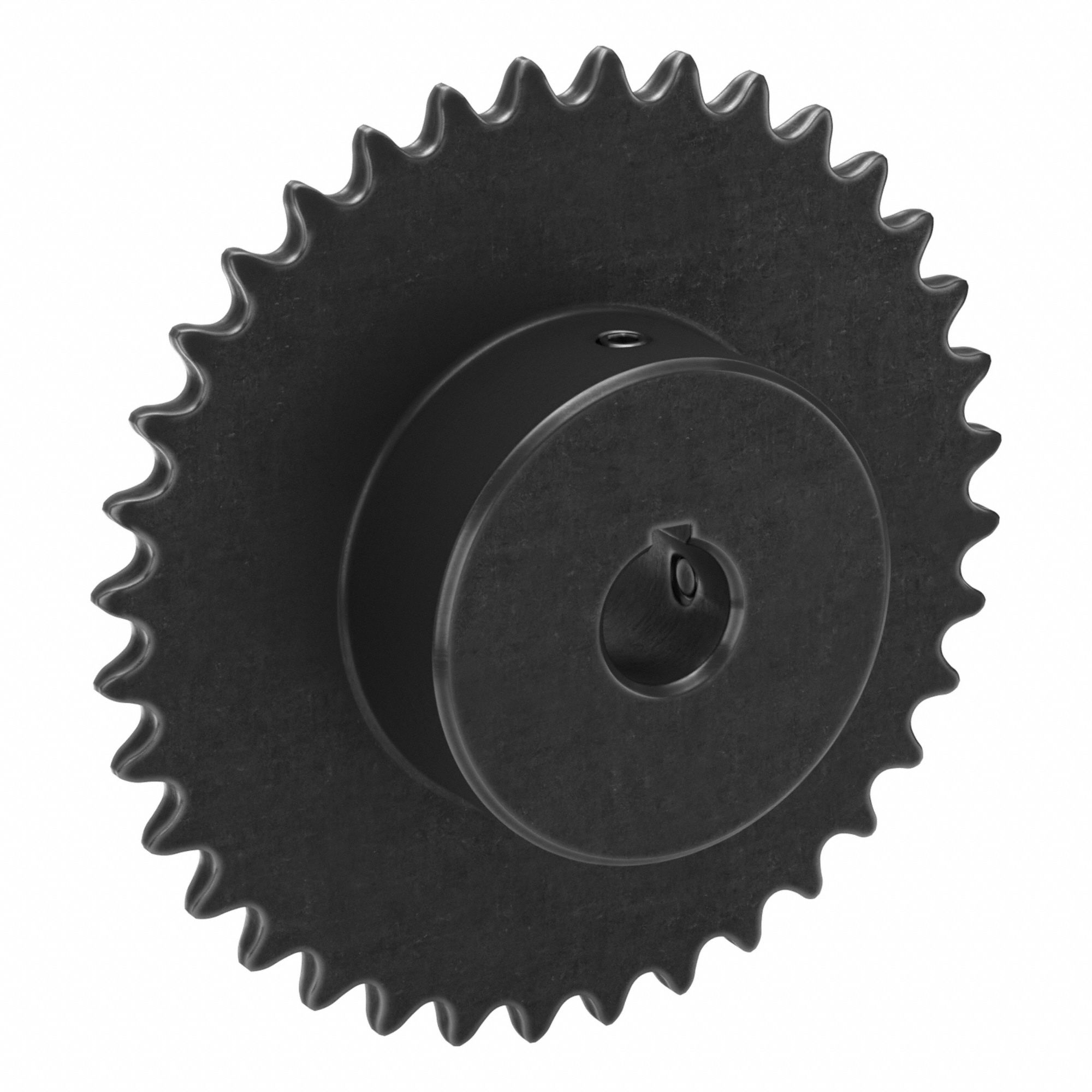 Sprocket: 35, For 3/8 in Chain Pitch, 5/8 in Bore Dia, 36 Teeth, 4.303 in Pitch Dia, Steel