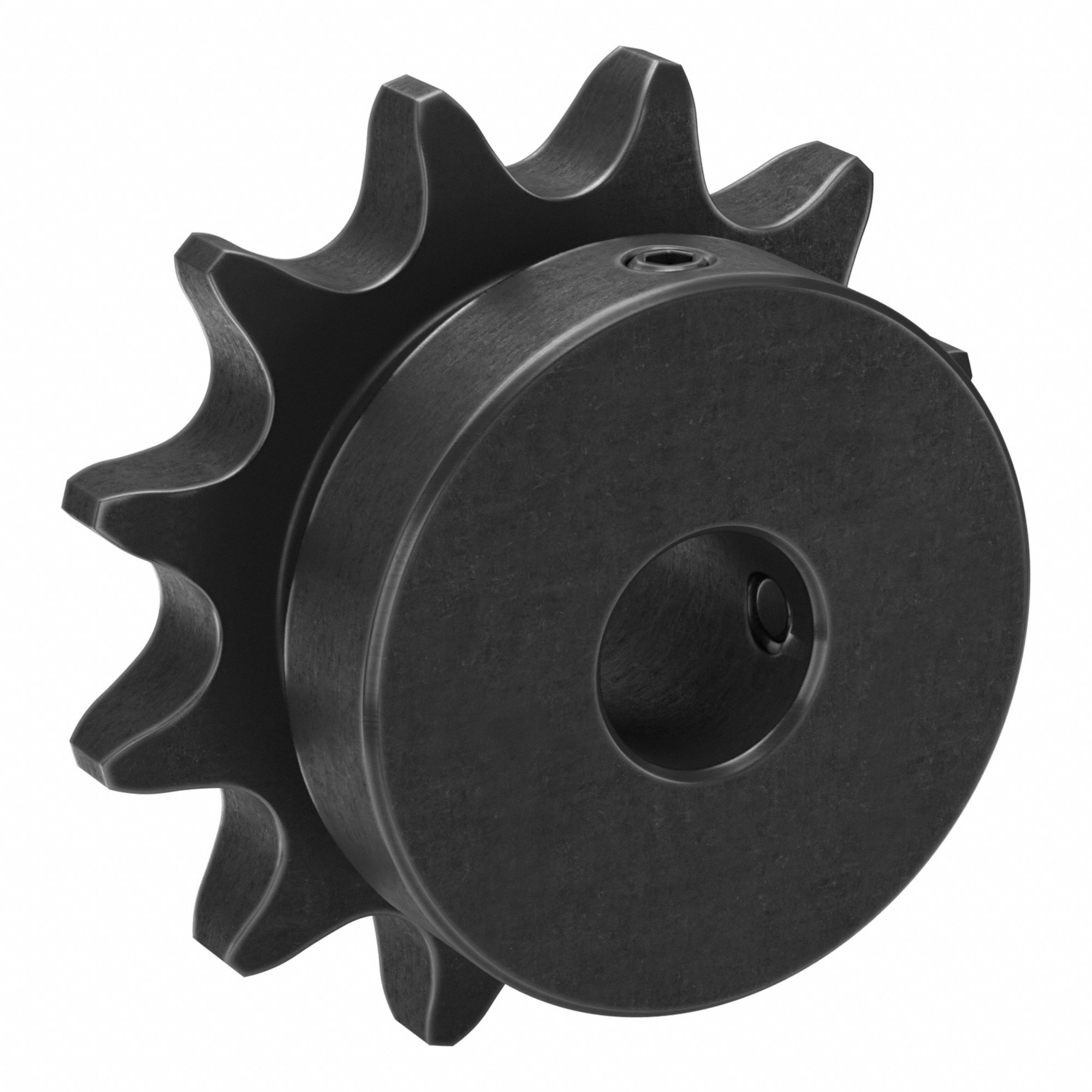 Sprocket: 40, For 1/2 in Chain Pitch, 1/2 in Bore Dia, 12 Teeth, 1.932 in Pitch Dia, Steel