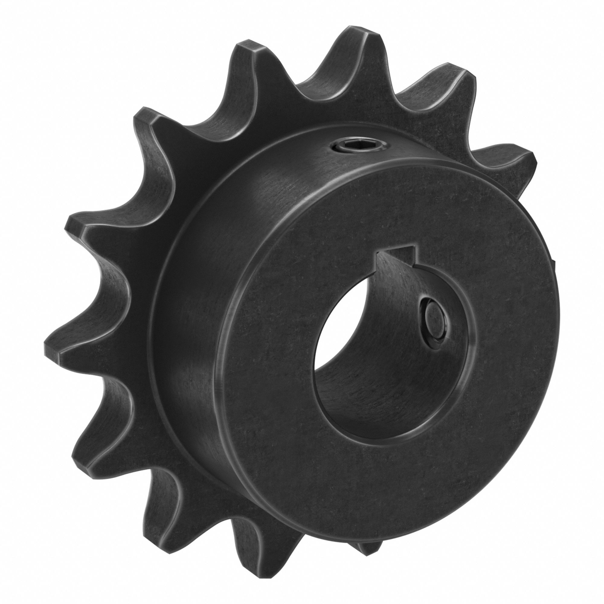Sprocket: 40, For 1/2 in Chain Pitch, 3/4 in Bore Dia, 14 Teeth, 2.247 in Pitch Dia, Steel