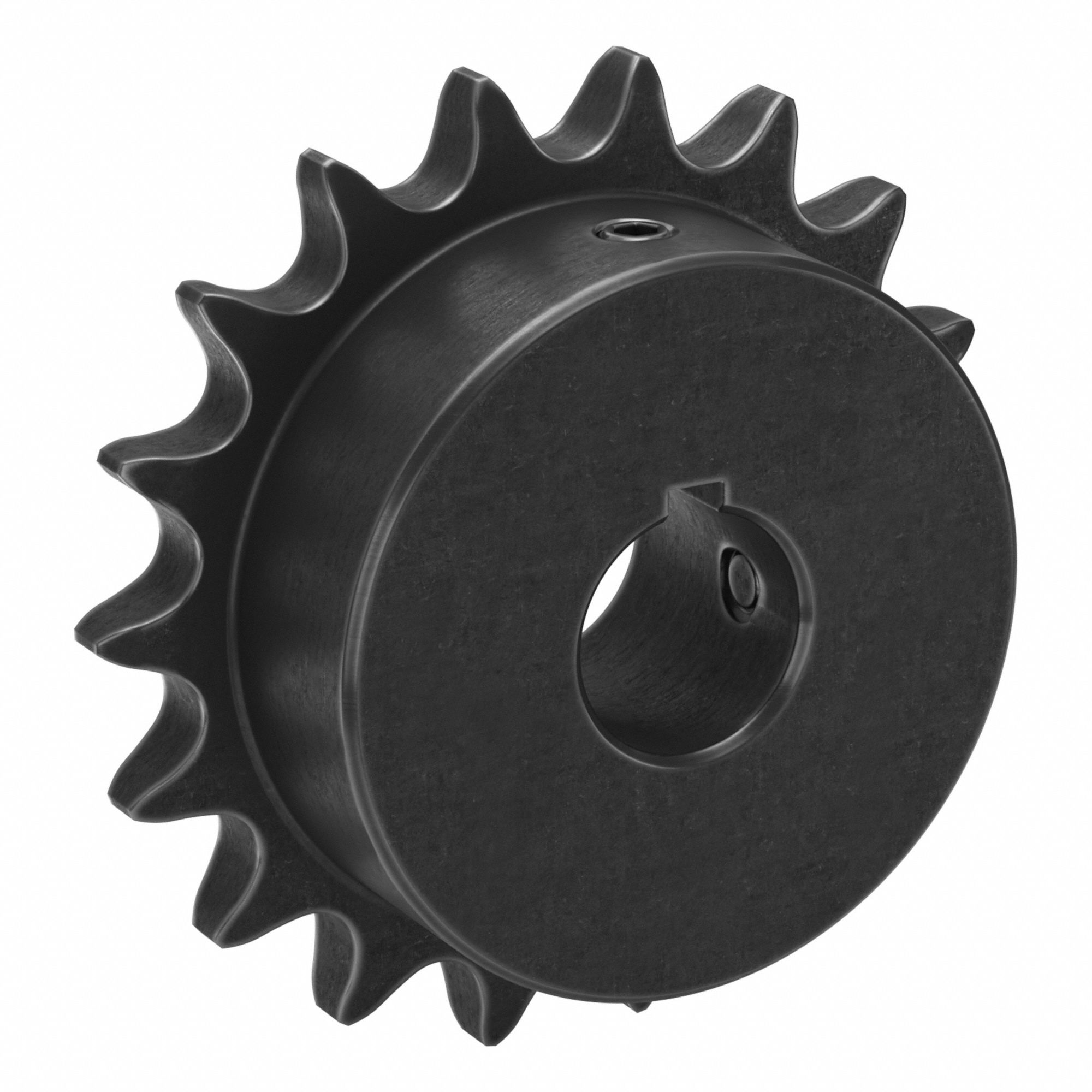 Sprocket: 40, For 1/2 in Chain Pitch, 3/4 in Bore Dia, 18 Teeth, 2.879 in Pitch Dia, Steel