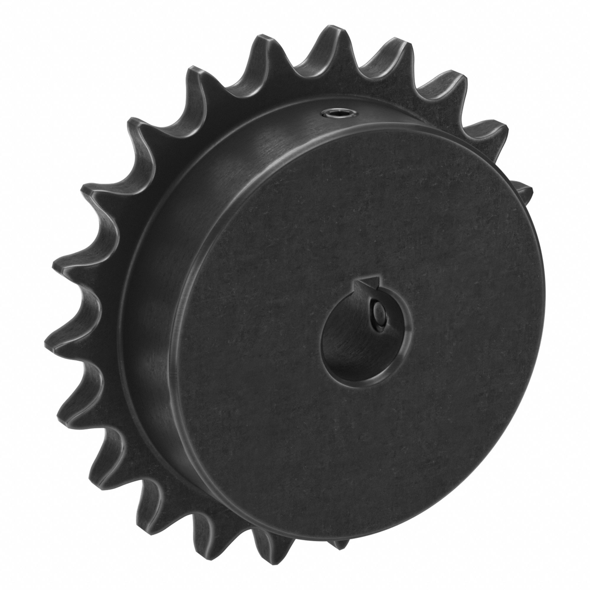 Sprocket: 40, For 1/2 in Chain Pitch, 5/8 in Bore Dia, 22 Teeth, 3.513 in Pitch Dia, Steel