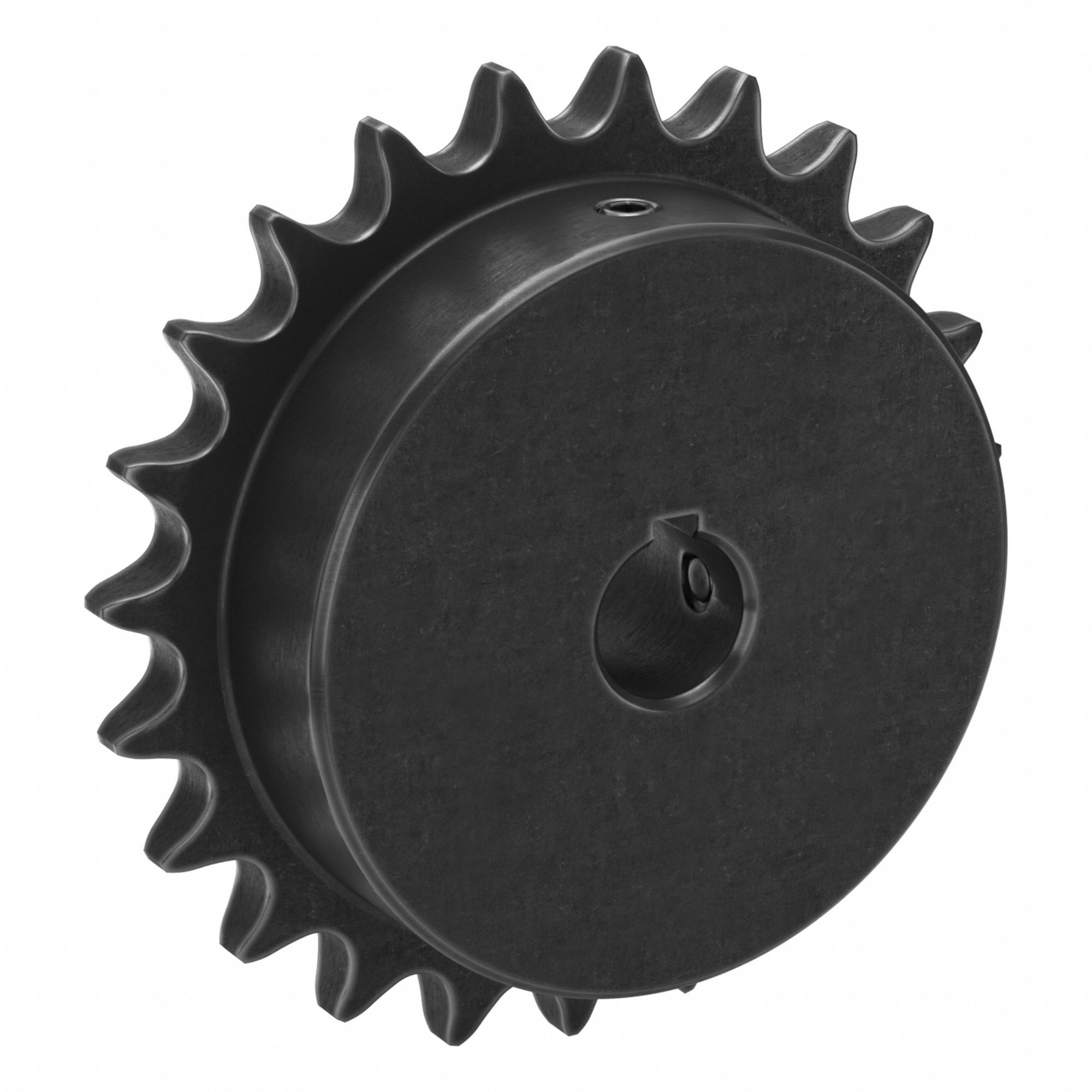 Sprocket: 40, For 1/2 in Chain Pitch, 5/8 in Bore Dia, 23 Teeth, 3.672 in Pitch Dia, Steel