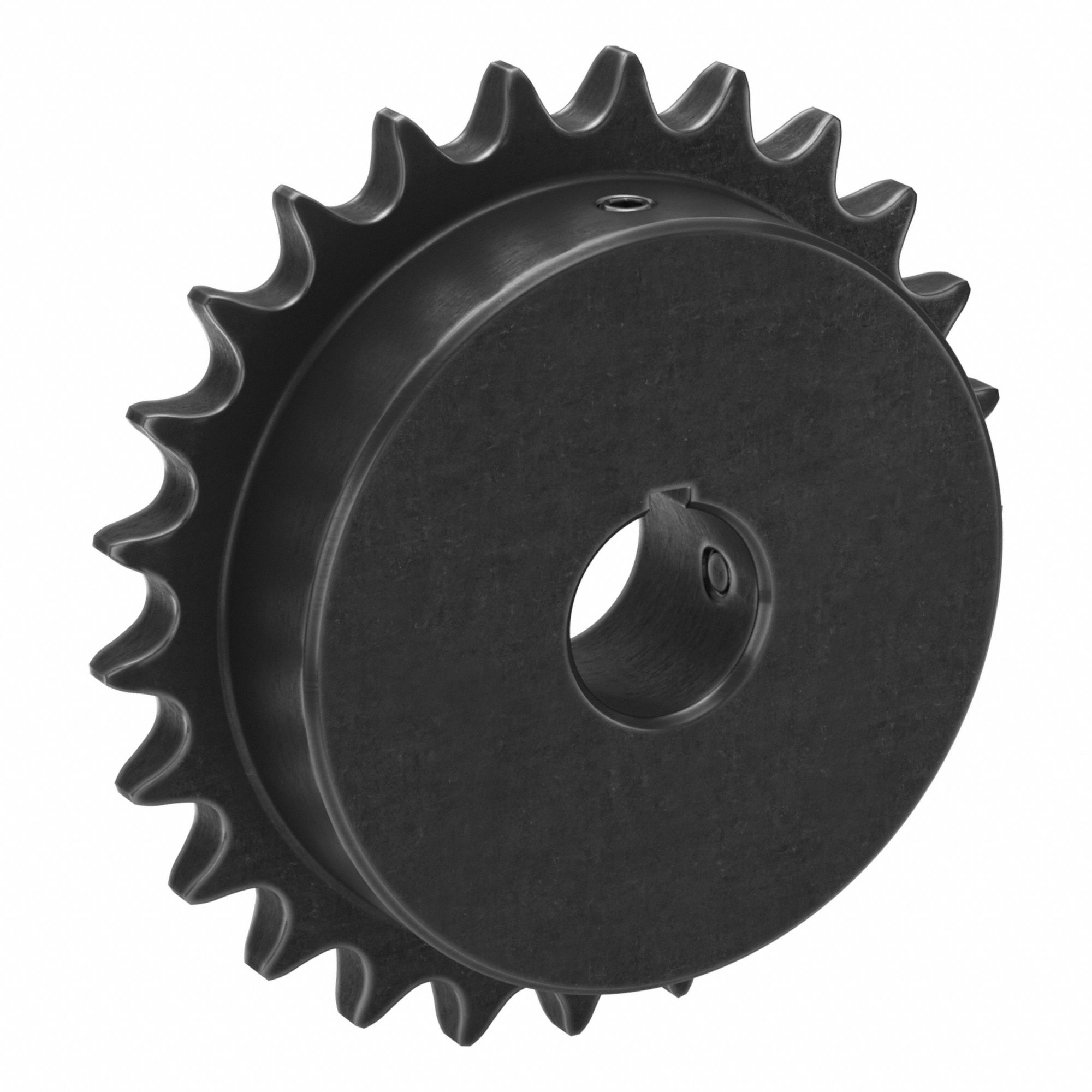 Sprocket: 40, For 1/2 in Chain Pitch, 7/8 in Bore Dia, 25 Teeth, 3.989 in Pitch Dia, Steel