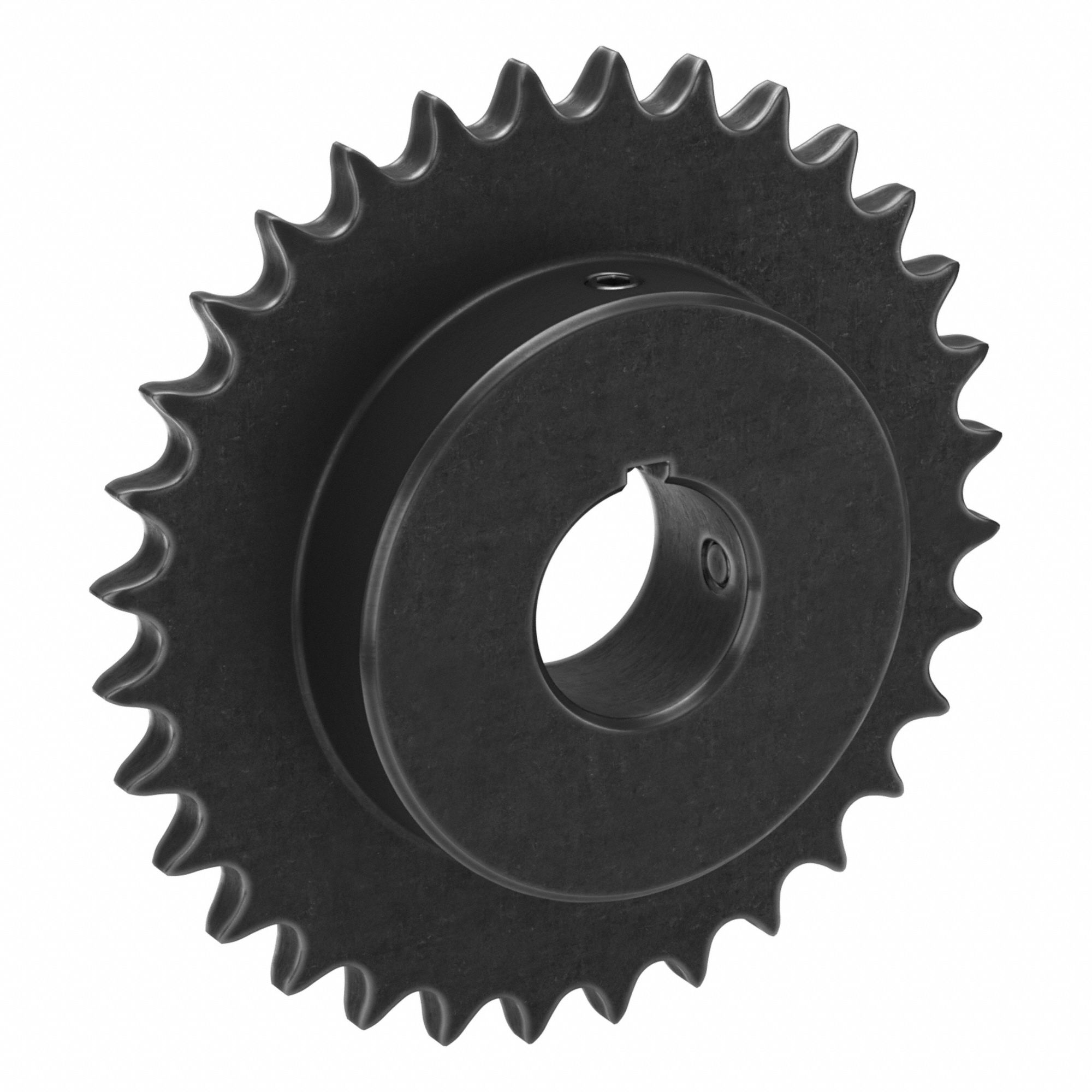 Sprocket: 40, For 1/2 in Chain Pitch, 1 1/4 in Bore Dia, 32 Teeth, 5.101 in Pitch Dia, Steel