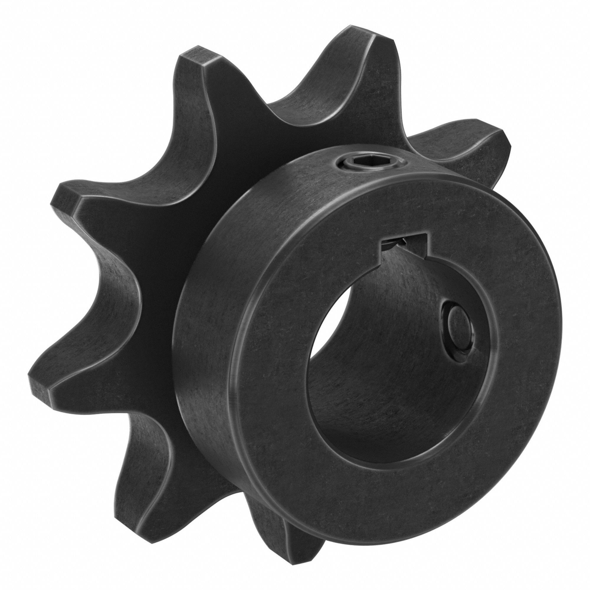 Sprocket: 50, For 5/8 in Chain Pitch, 3/4 in Bore Dia, 9 Teeth, 1.827 in Pitch Dia, Steel