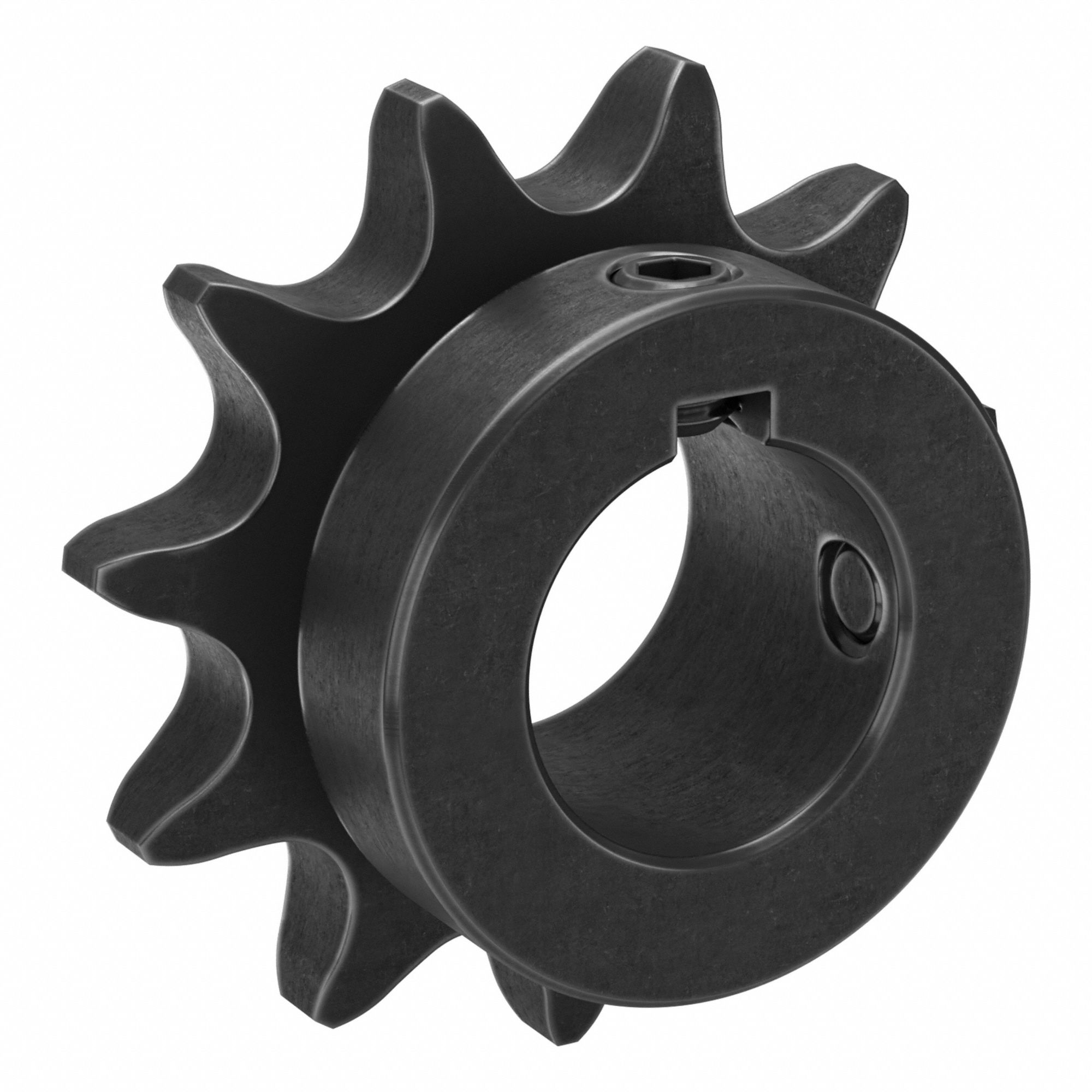 Sprocket: 50, For 5/8 in Chain Pitch, 1 in Bore Dia, 11 Teeth, 2.219 in Pitch Dia, Steel
