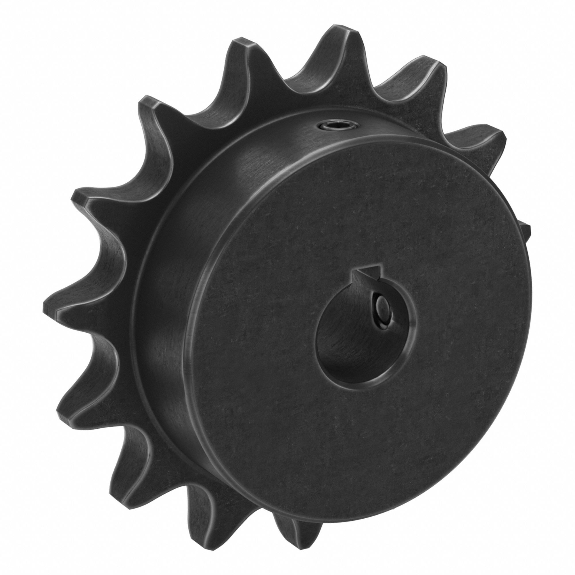 Sprocket: 50, For 5/8 in Chain Pitch, 5/8 in Bore Dia, 15 Teeth, 3.006 in Pitch Dia, Steel