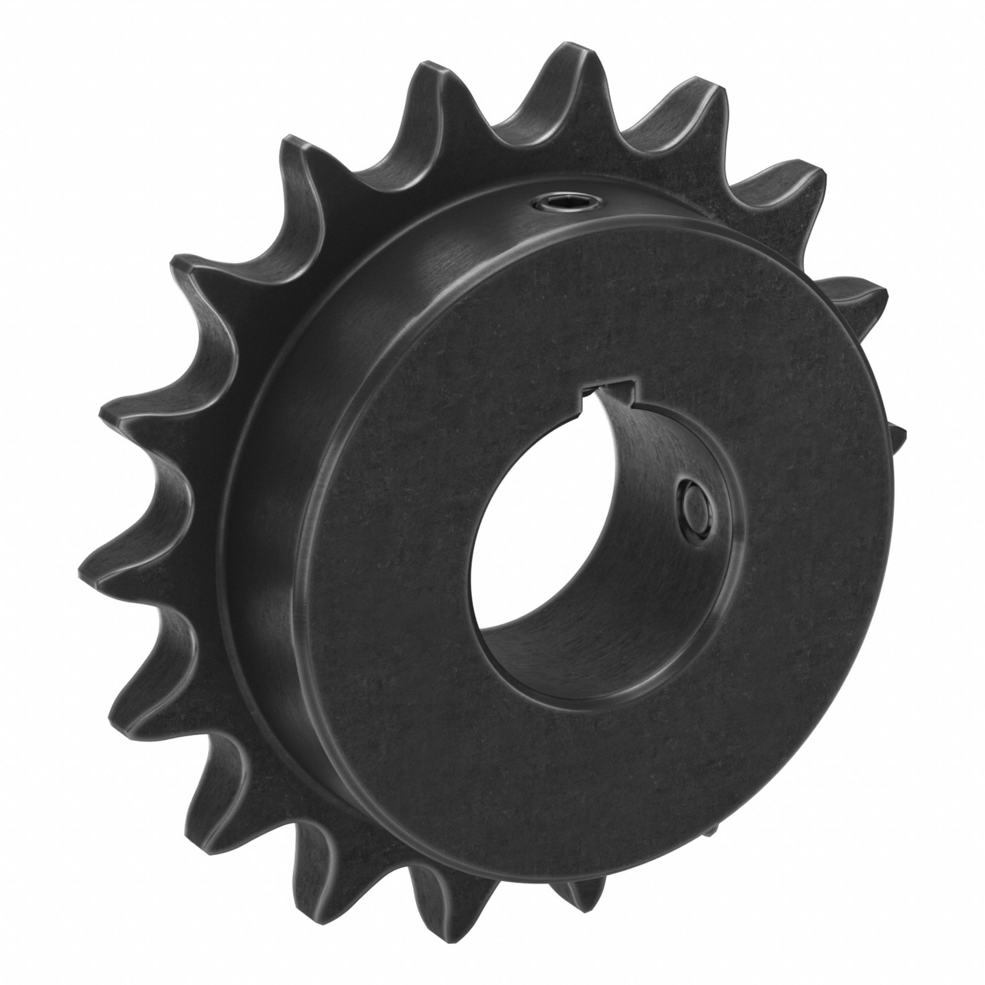Sprocket: 50, For 5/8 in Chain Pitch, 1 1/4 in Bore Dia, 18 Teeth, 3.599 in Pitch Dia, Steel