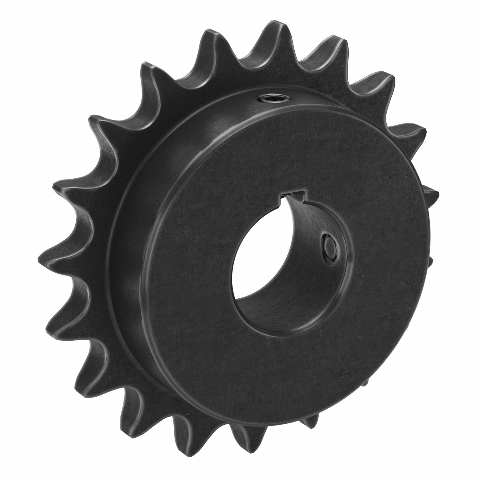 Sprocket: 50, For 5/8 in Chain Pitch, 1 3/16 in Bore Dia, 19 Teeth, 3.797 in Pitch Dia, Steel