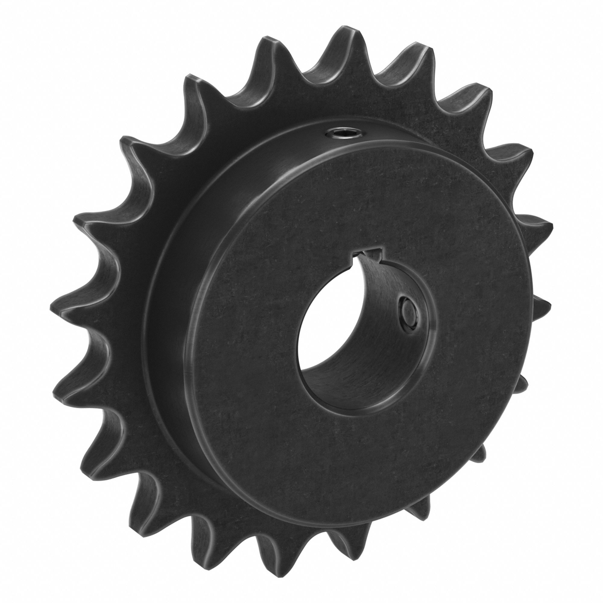 Sprocket: 50, For 5/8 in Chain Pitch, 1 1/8 in Bore Dia, 20 Teeth, 3.995 in Pitch Dia, Steel