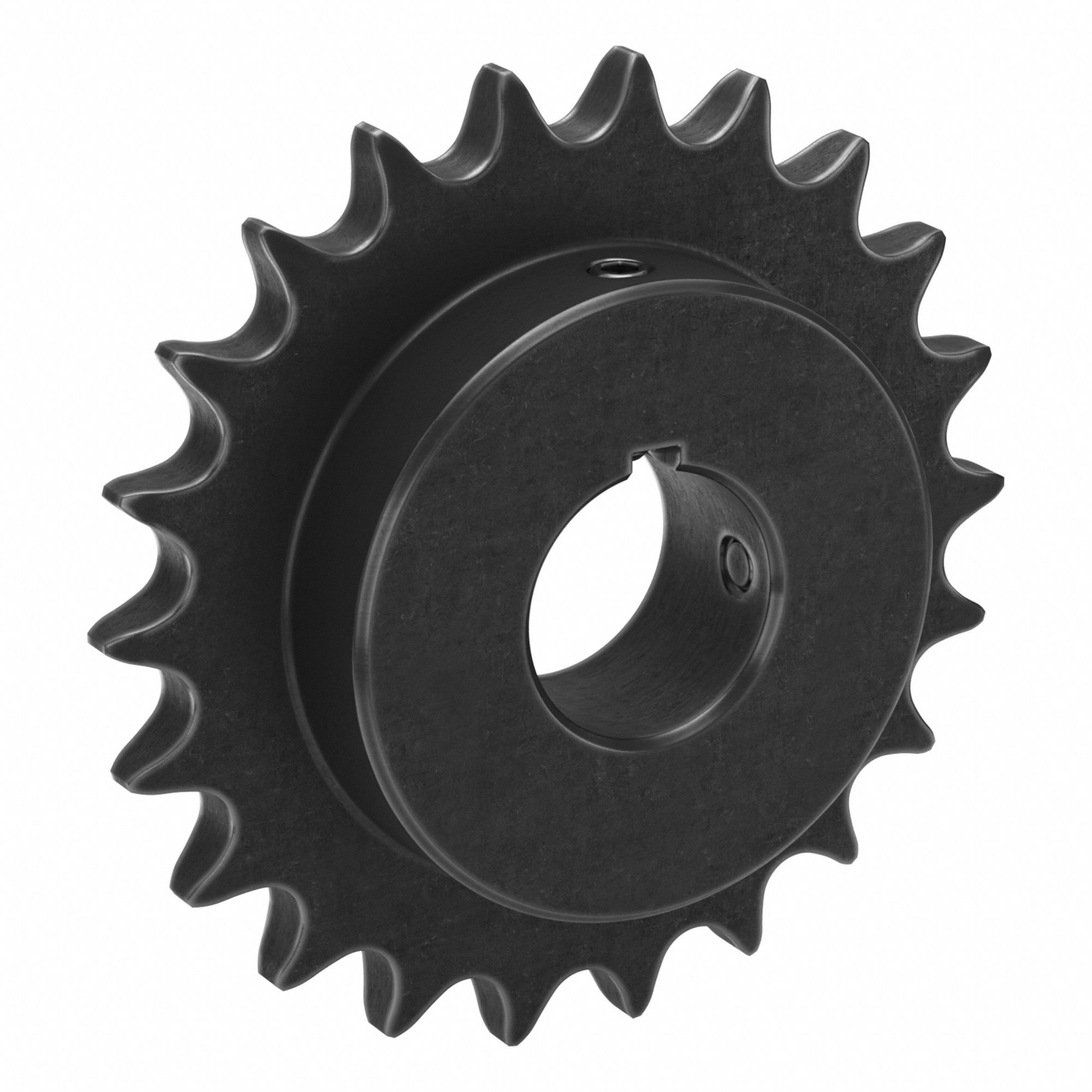 Sprocket: 50, For 5/8 in Chain Pitch, 1 1/4 in Bore Dia, 22 Teeth, 4.392 in Pitch Dia, Steel