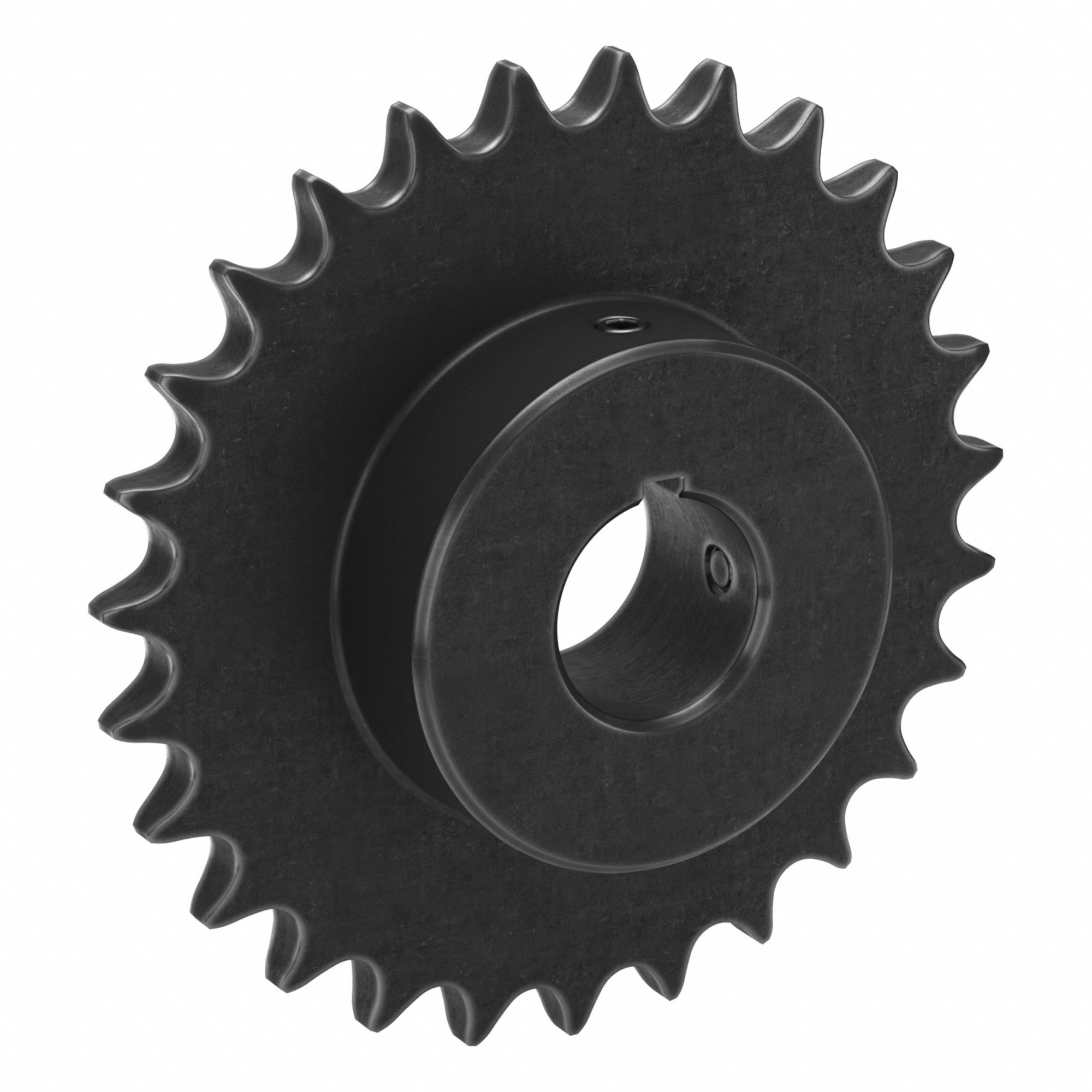 Sprocket: 50, For 5/8 in Chain Pitch, 1 1/4 in Bore Dia, 27 Teeth, 5.384 in Pitch Dia, Steel