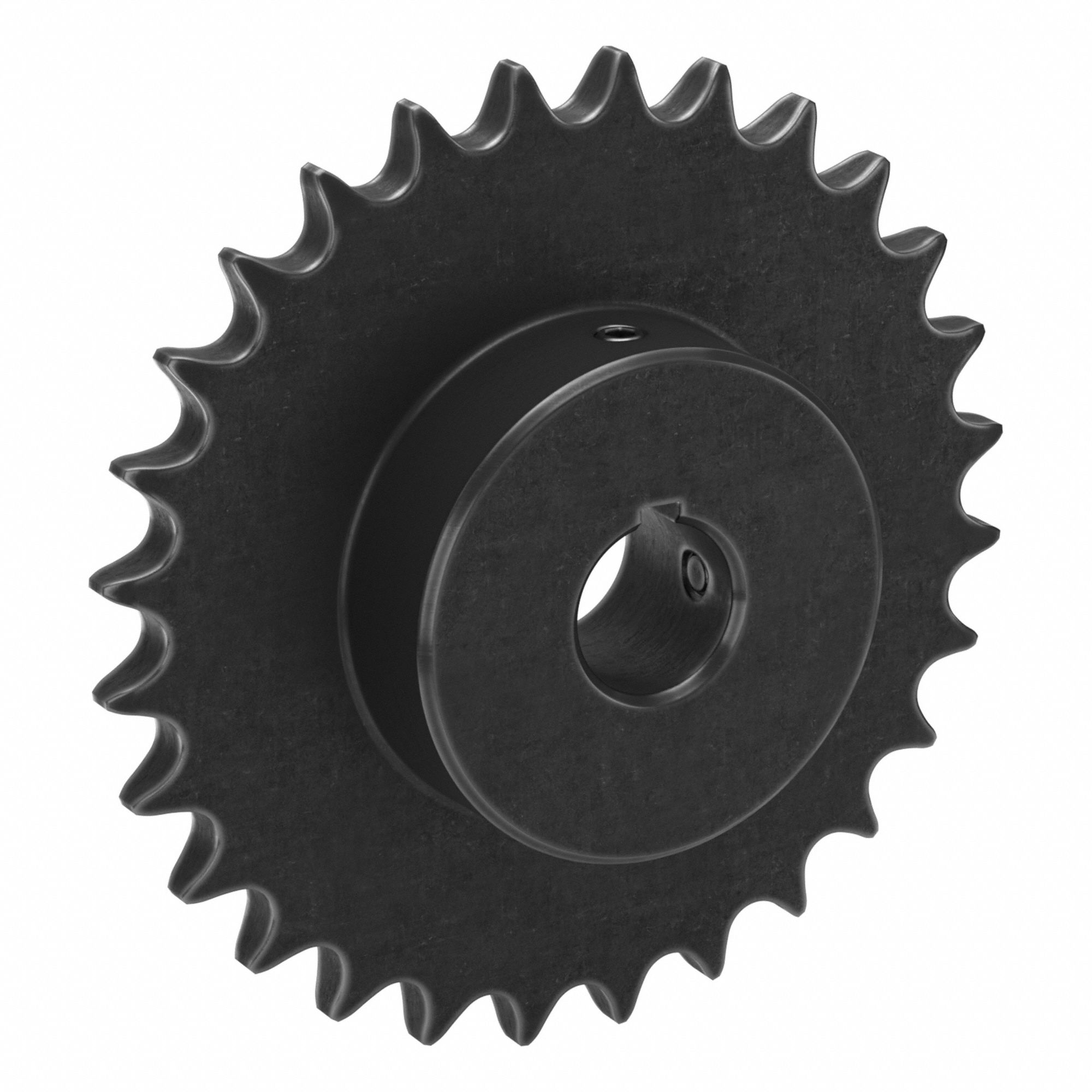 Sprocket: 50, For 5/8 in Chain Pitch, 1 in Bore Dia, 28 Teeth, 5.582 in Pitch Dia, Steel