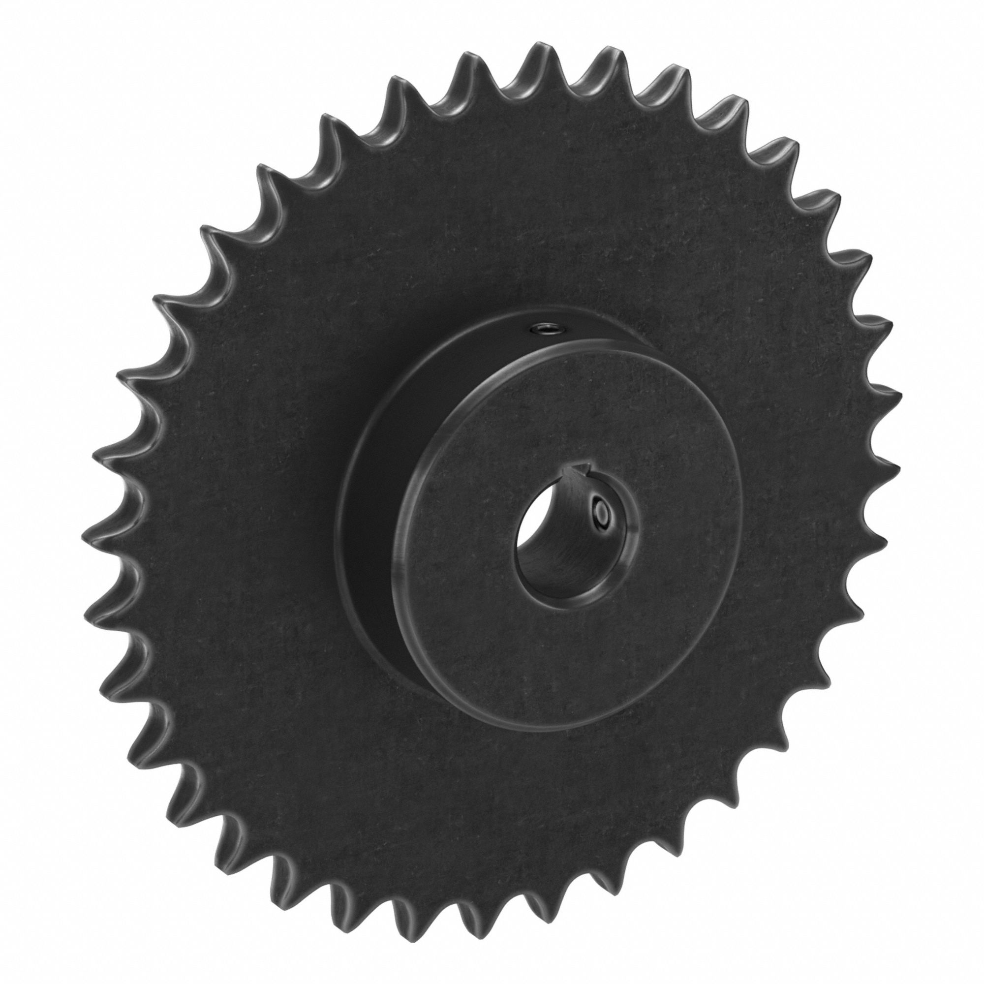 Sprocket: 50, For 5/8 in Chain Pitch, 1 in Bore Dia, 36 Teeth, 7.171 in Pitch Dia, Steel