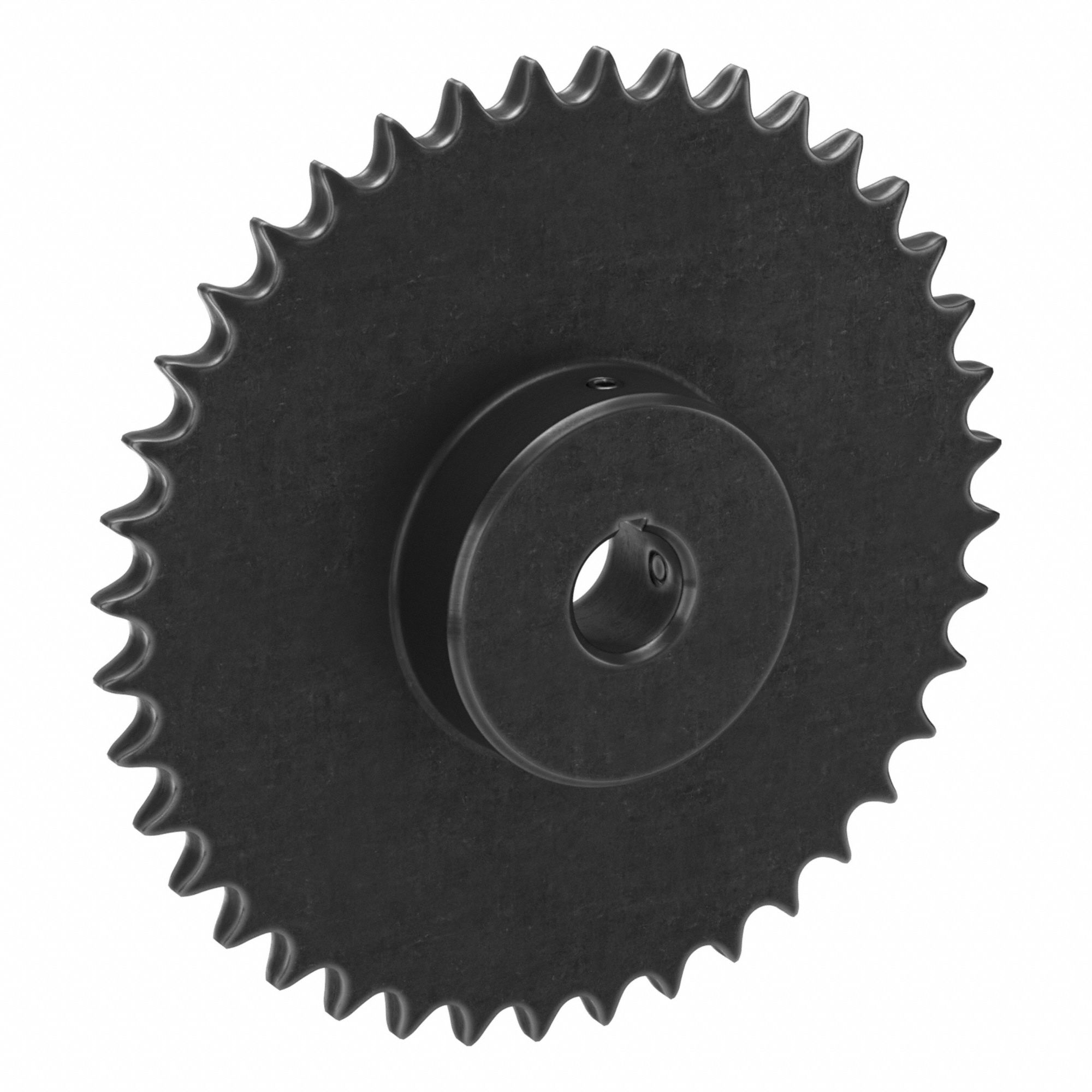 Sprocket: 50, For 5/8 in Chain Pitch, 1 in Bore Dia, 40 Teeth, 7.966 in Pitch Dia, Steel