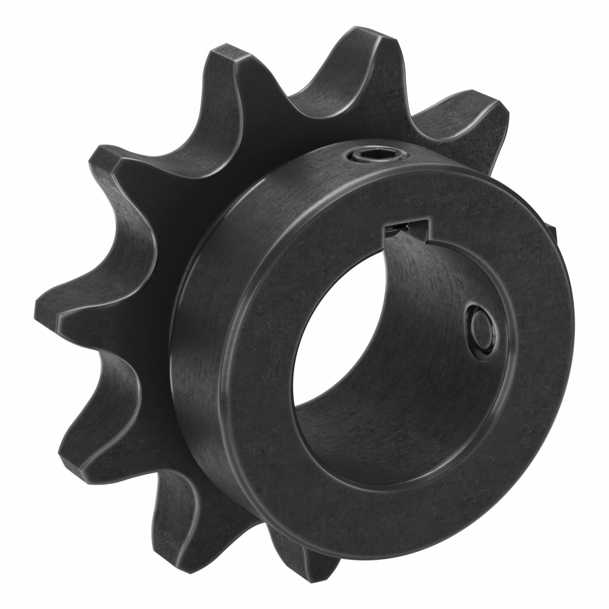 Sprocket: 60, For 3/4 in Chain Pitch, 1 1/4 in Bore Dia, 11 Teeth, 2.663 in Pitch Dia, Steel