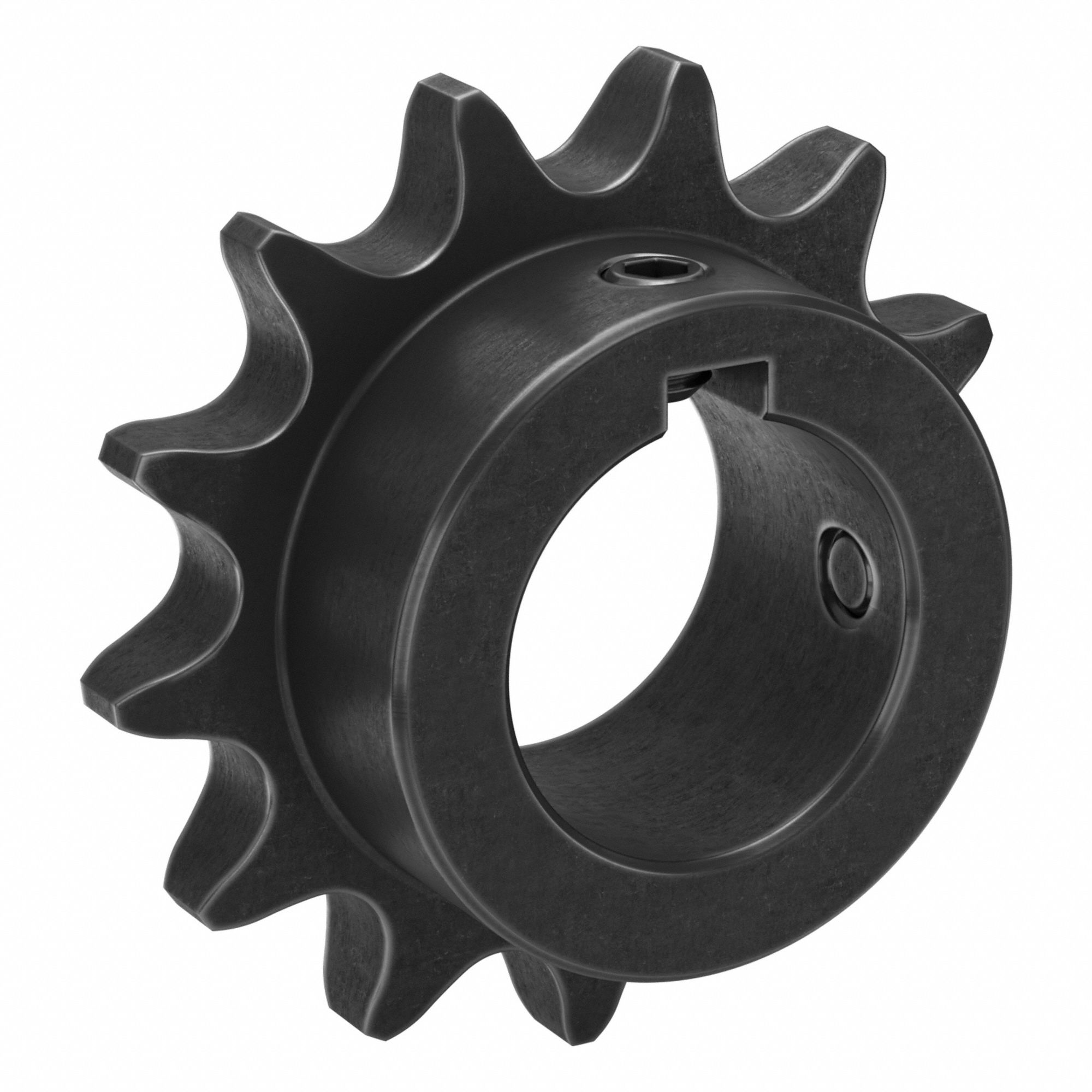 Sprocket: 60, For 3/4 in Chain Pitch, 1 1/2 in Bore Dia, 13 Teeth, 3.134 in Pitch Dia, Steel