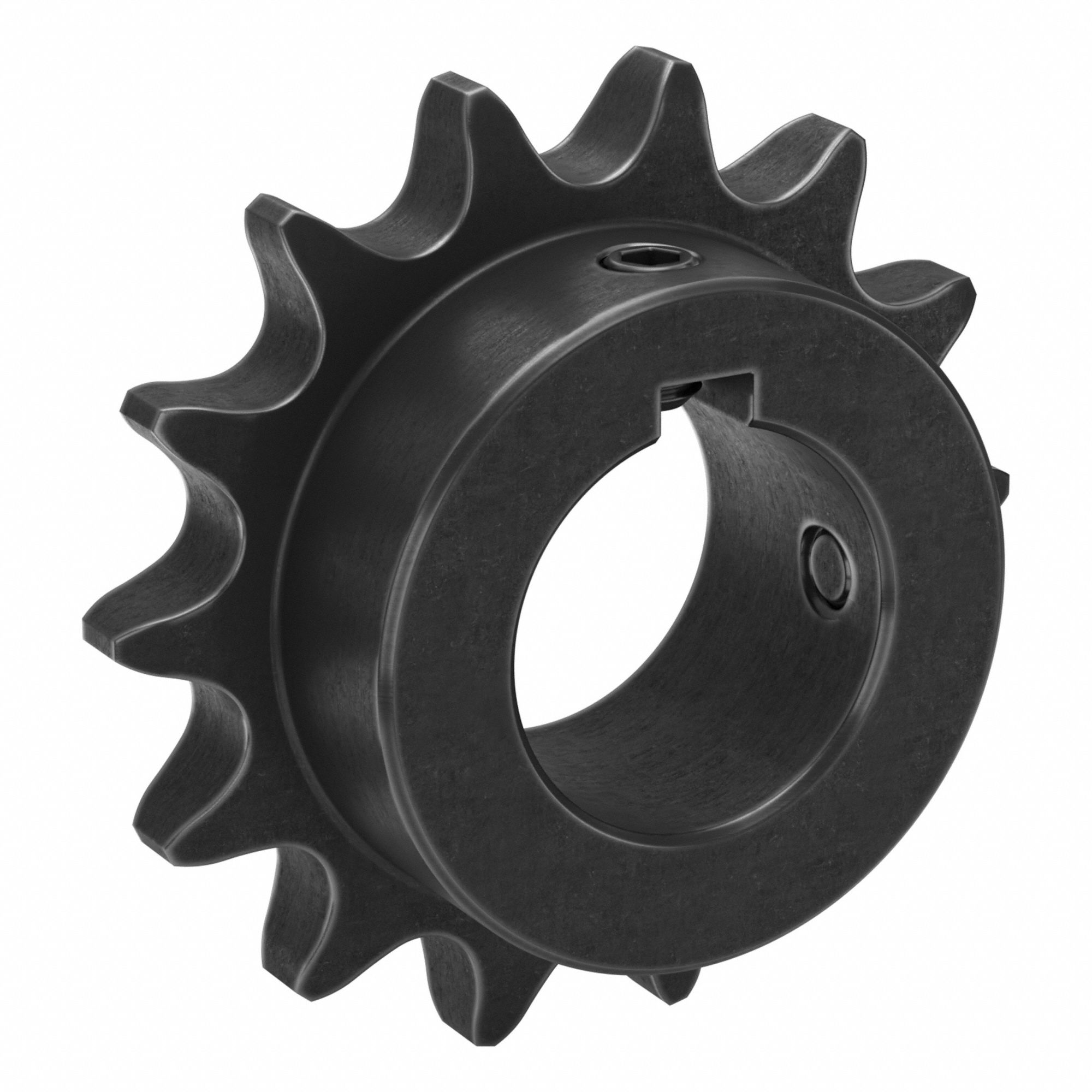 Sprocket: 60, For 3/4 in Chain Pitch, 1 1/2 in Bore Dia, 14 Teeth, 3.371 in Pitch Dia, Steel