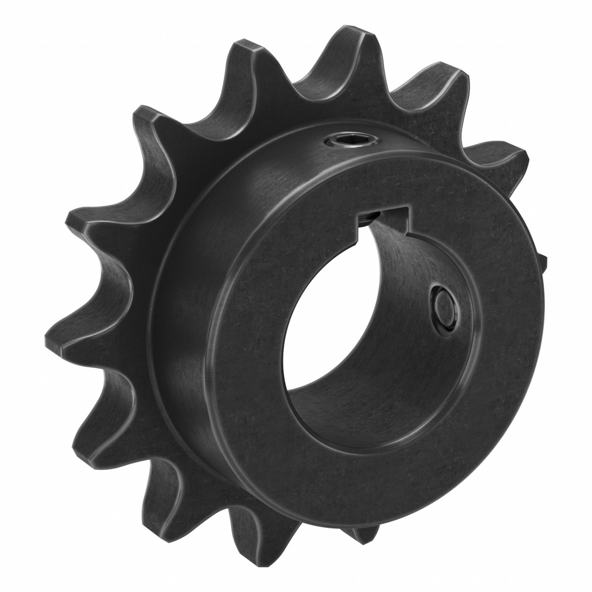 Sprocket: 60, For 3/4 in Chain Pitch, 1 7/16 in Bore Dia, 14 Teeth, 3.371 in Pitch Dia, Steel