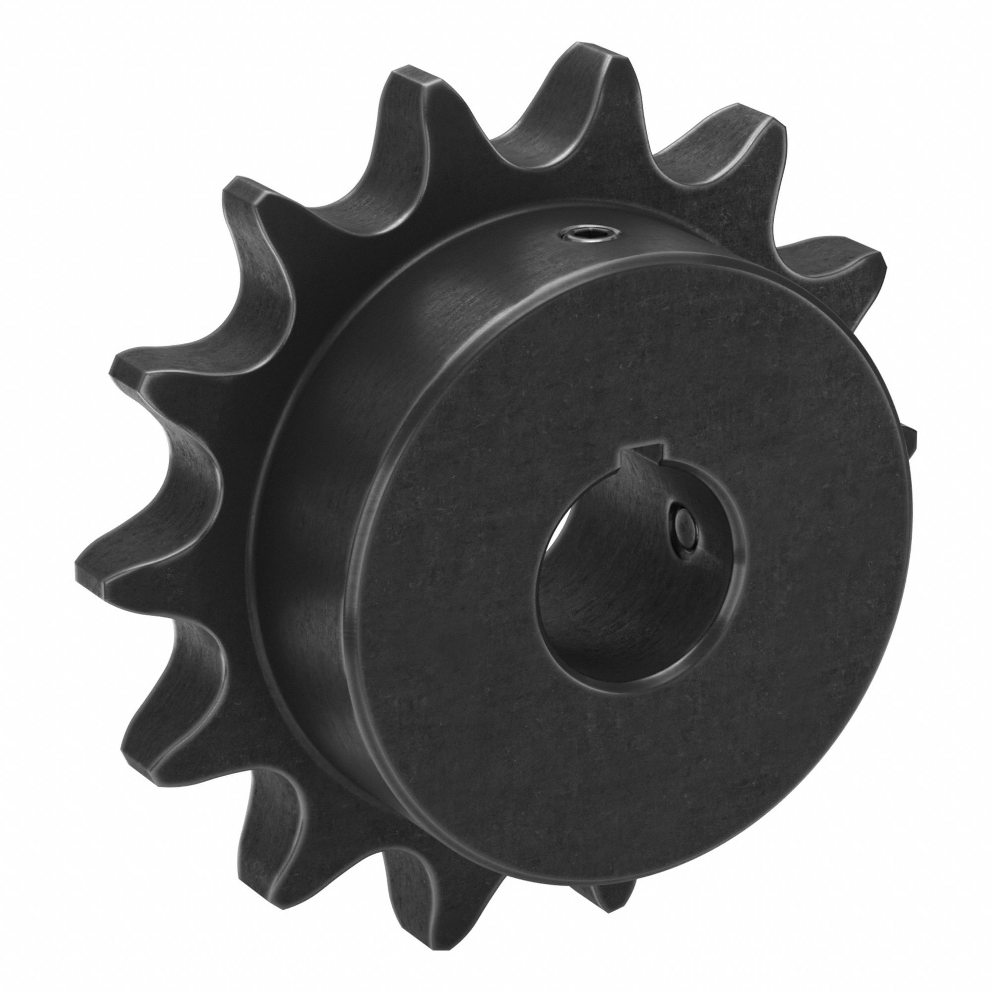 Sprocket: 60, For 3/4 in Chain Pitch, 7/8 in Bore Dia, 14 Teeth, 3.371 in Pitch Dia, Steel