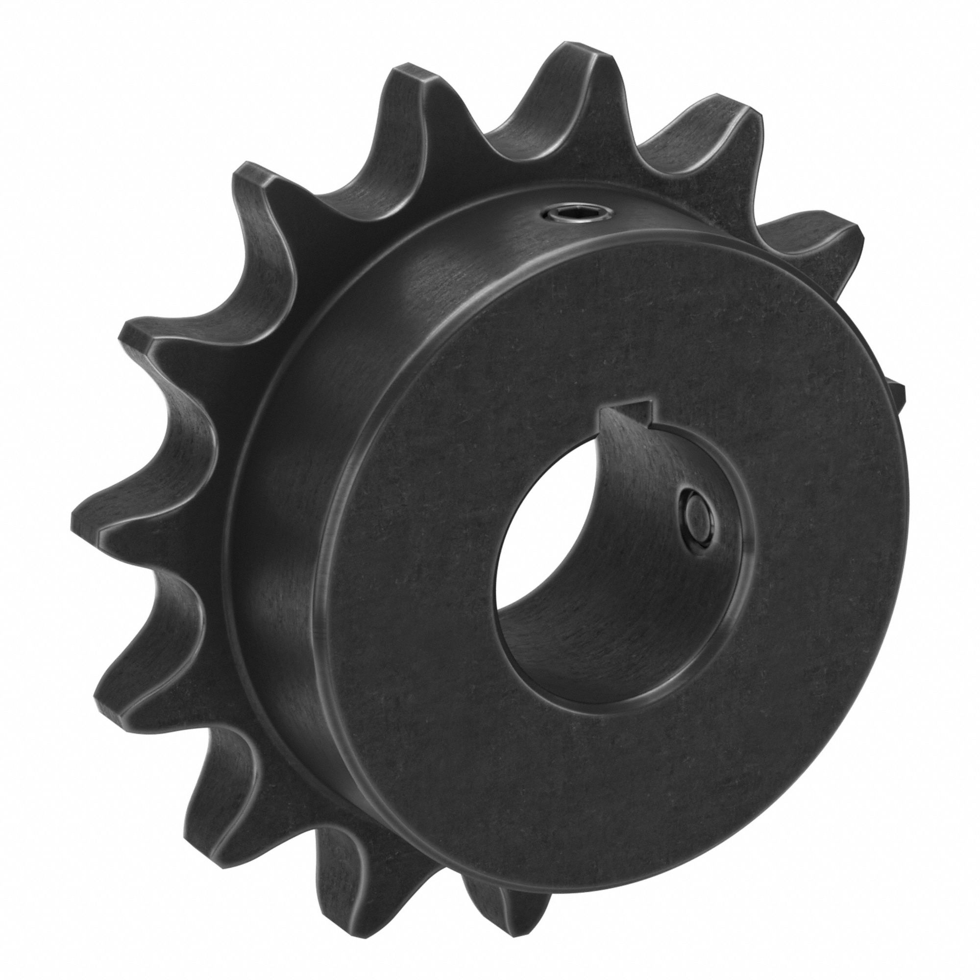 Sprocket: 60, For 3/4 in Chain Pitch, 1 3/16 in Bore Dia, 15 Teeth, 3.608 in Pitch Dia, Steel
