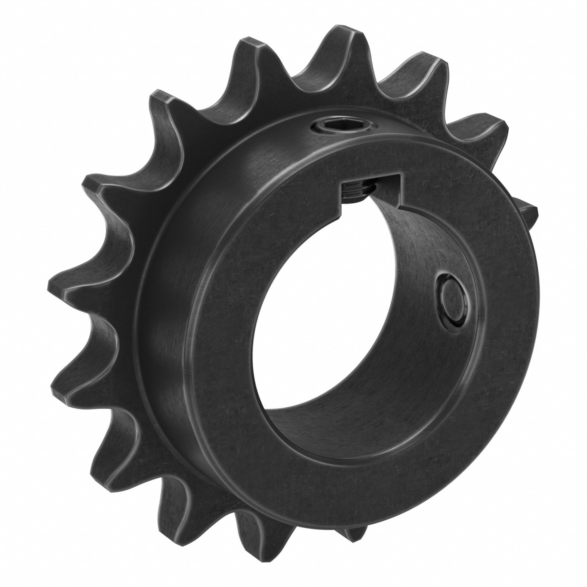 Sprocket: 60, For 3/4 in Chain Pitch, 1 15/16 in Bore Dia, 16 Teeth, 3.845 in Pitch Dia