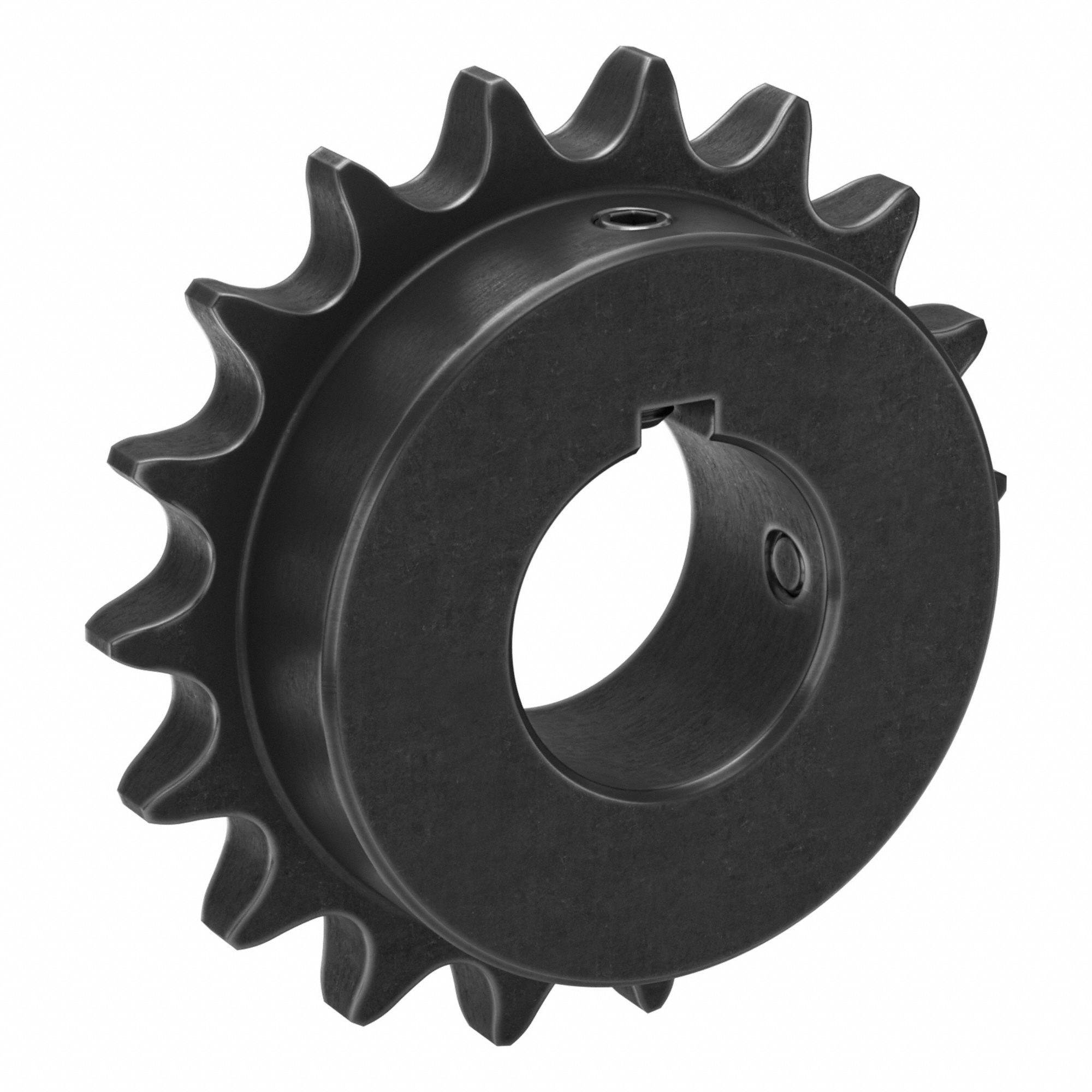 Sprocket: 60, For 3/4 in Chain Pitch, 1 5/8 in Bore Dia, 18 Teeth, 4.319 in Pitch Dia, Steel