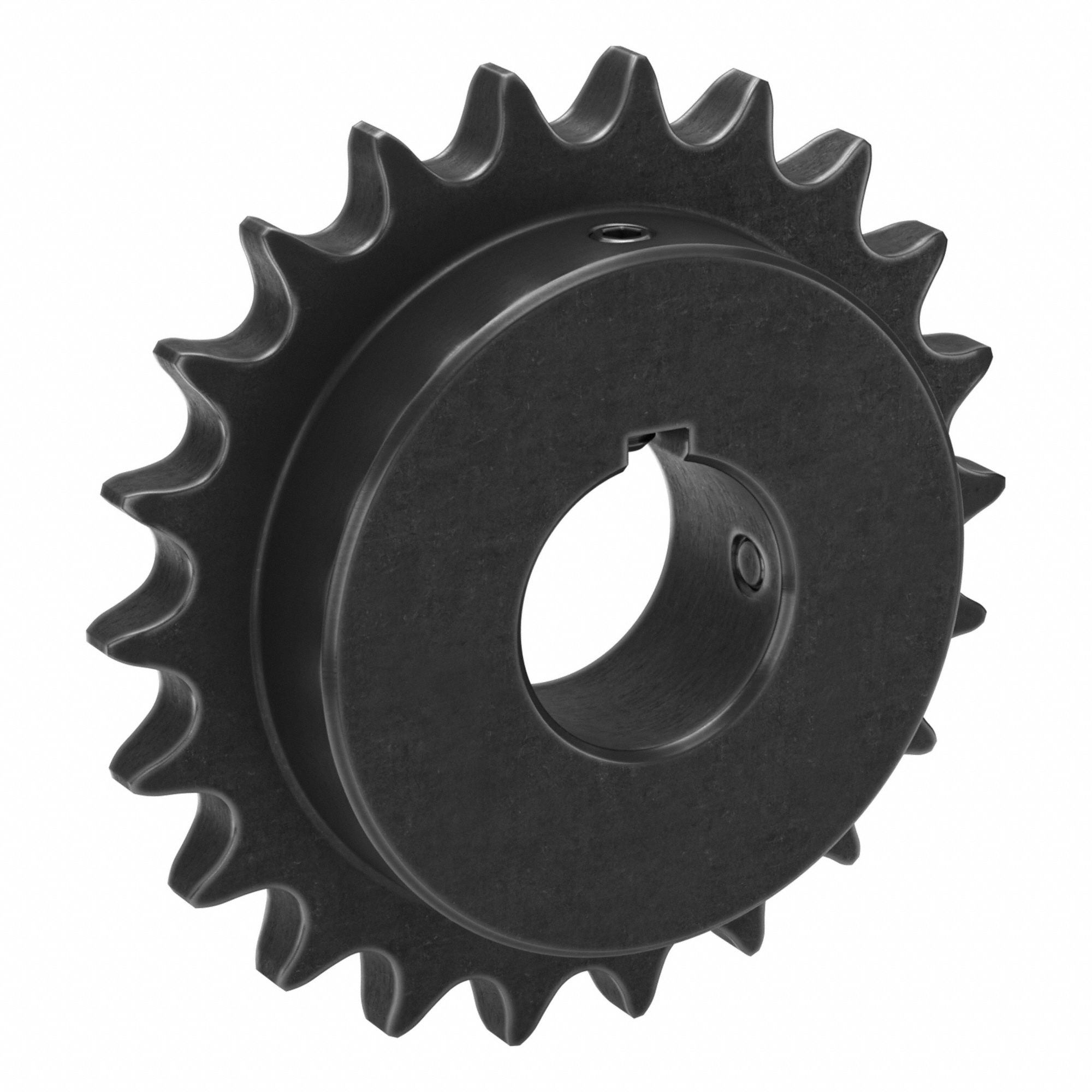 Sprocket: 60, For 3/4 in Chain Pitch, 1 5/8 in Bore Dia, 22 Teeth, 5.27 in Pitch Dia, Steel