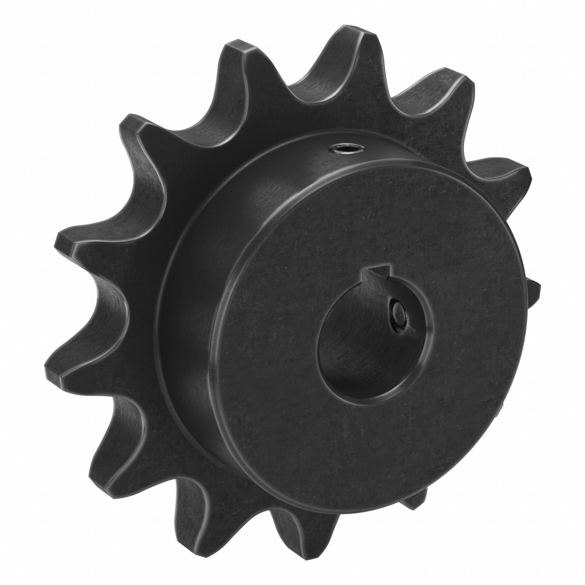 Sprocket: 80, For 1 in Chain Pitch, 1 in Bore Dia, 13 Teeth, 4.179 in Pitch Dia, Steel