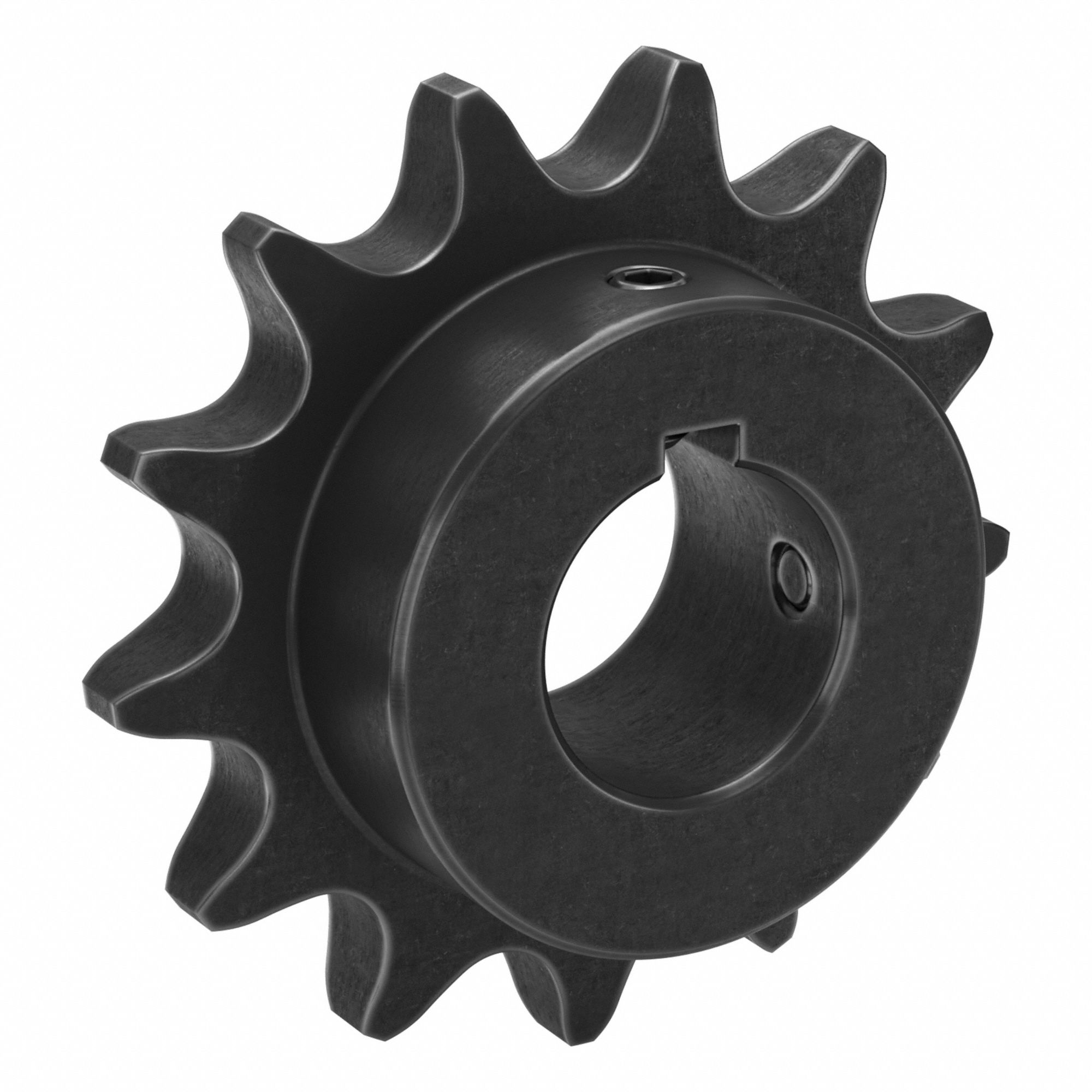 Sprocket: 80, For 1 in Chain Pitch, 1 1/2 in Bore Dia, 13 Teeth, 4.179 in Pitch Dia, Steel