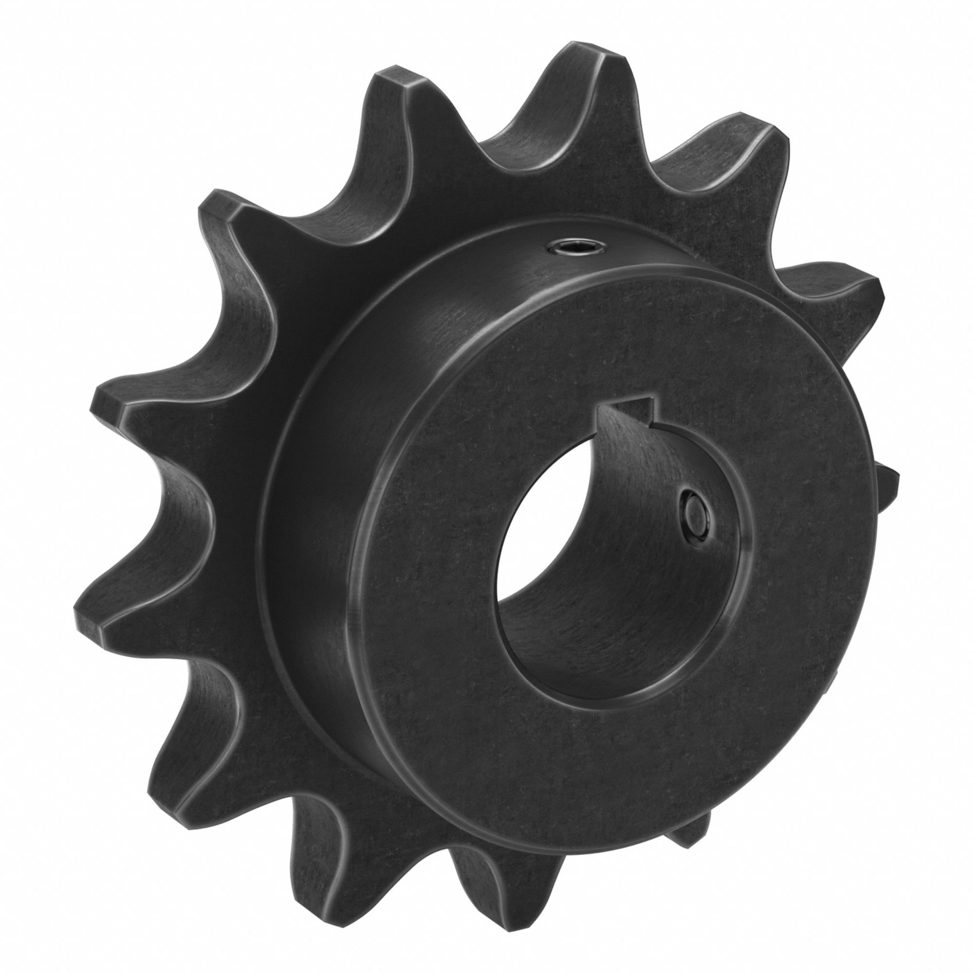 Sprocket: 80, For 1 in Chain Pitch, 1 3/8 in Bore Dia, 13 Teeth, 4.179 in Pitch Dia, Steel