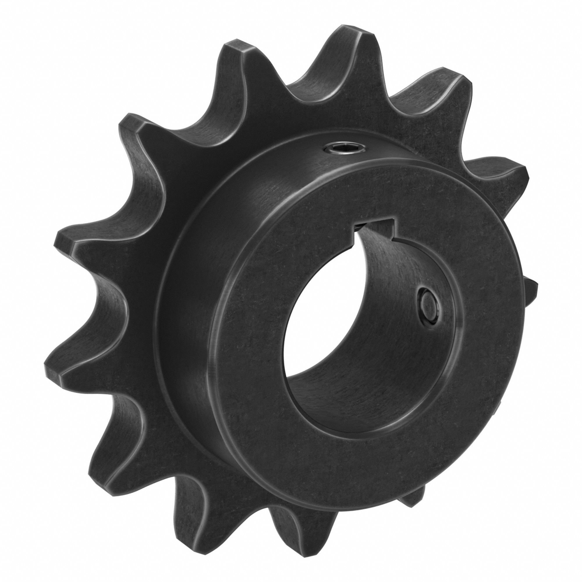 Sprocket: 80, For 1 in Chain Pitch, 1 5/8 in Bore Dia, 13 Teeth, 4.179 in Pitch Dia, Steel