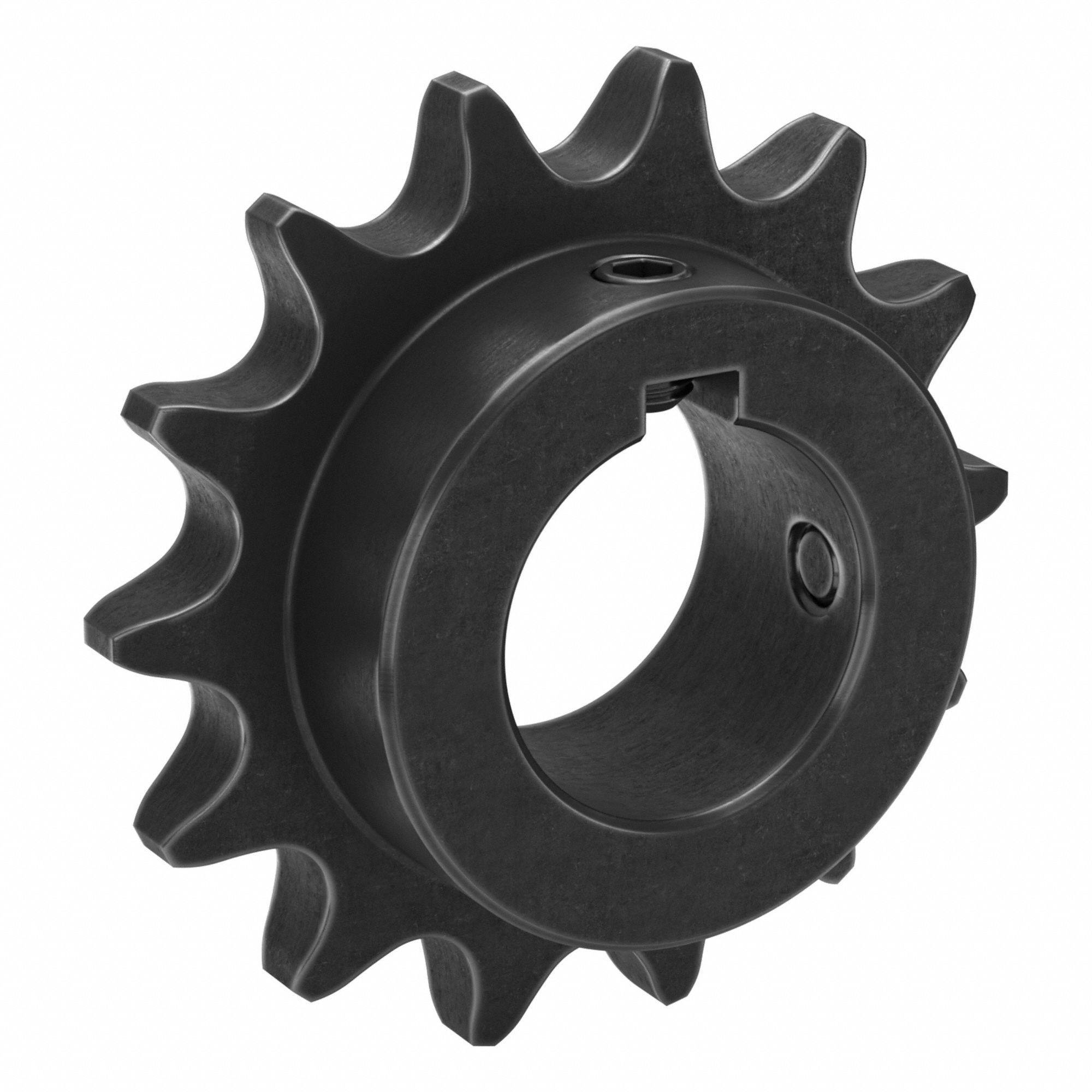 Sprocket: 80, For 1 in Chain Pitch, 1 15/16 in Bore Dia, 14 Teeth, 4.494 in Pitch Dia, Steel