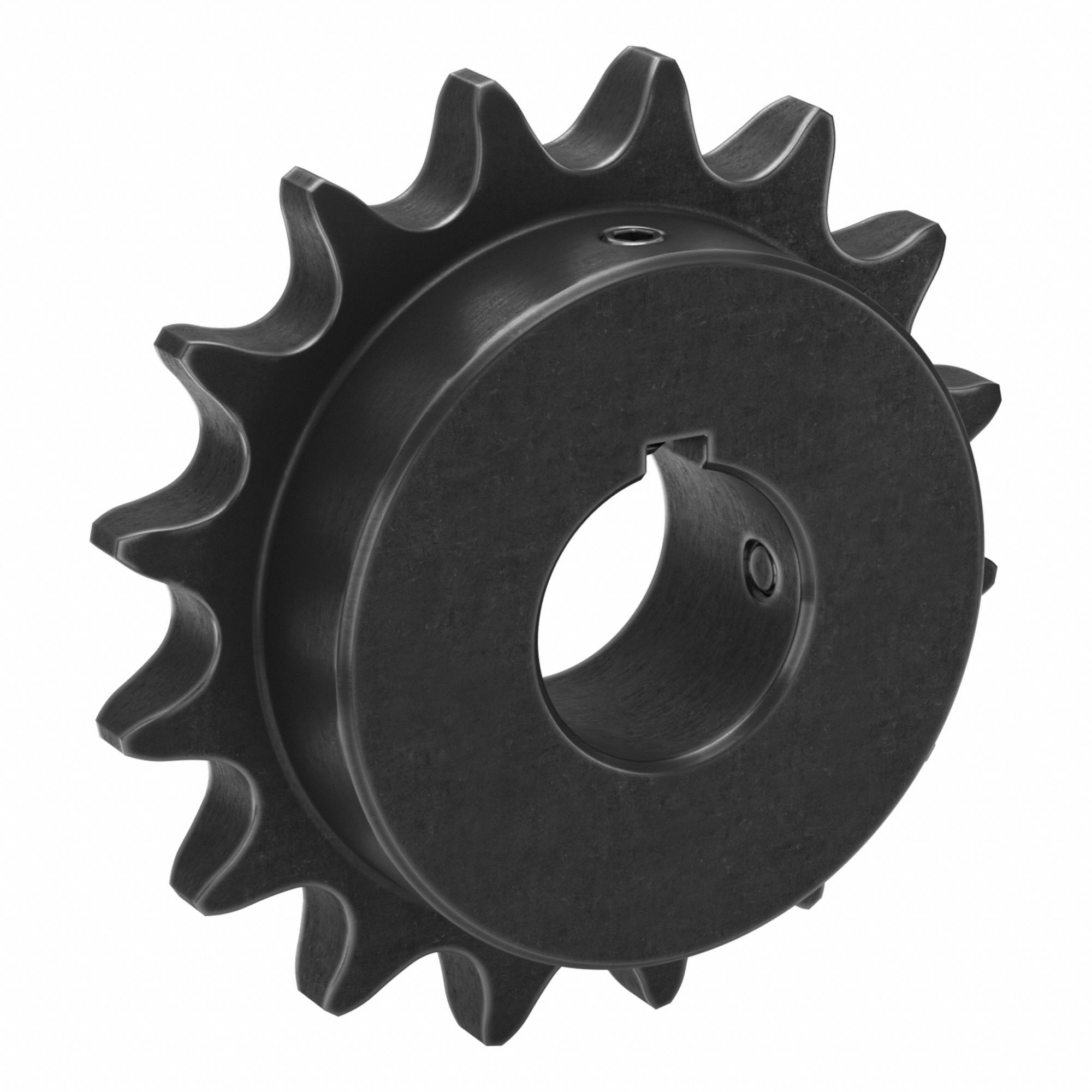Sprocket: 80, For 1 in Chain Pitch, 1 5/8 in Bore Dia, 16 Teeth, 5.126 in Pitch Dia, Steel
