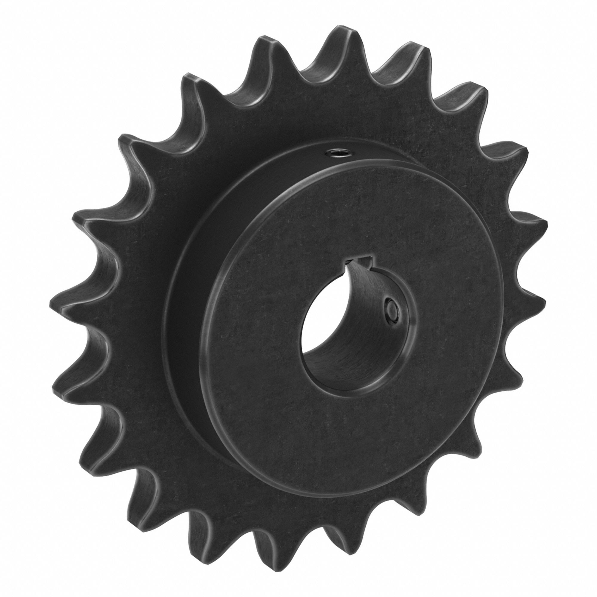 Sprocket: 80, For 1 in Chain Pitch, 1 1/2 in Bore Dia, 20 Teeth, 6.392 in Pitch Dia, Steel