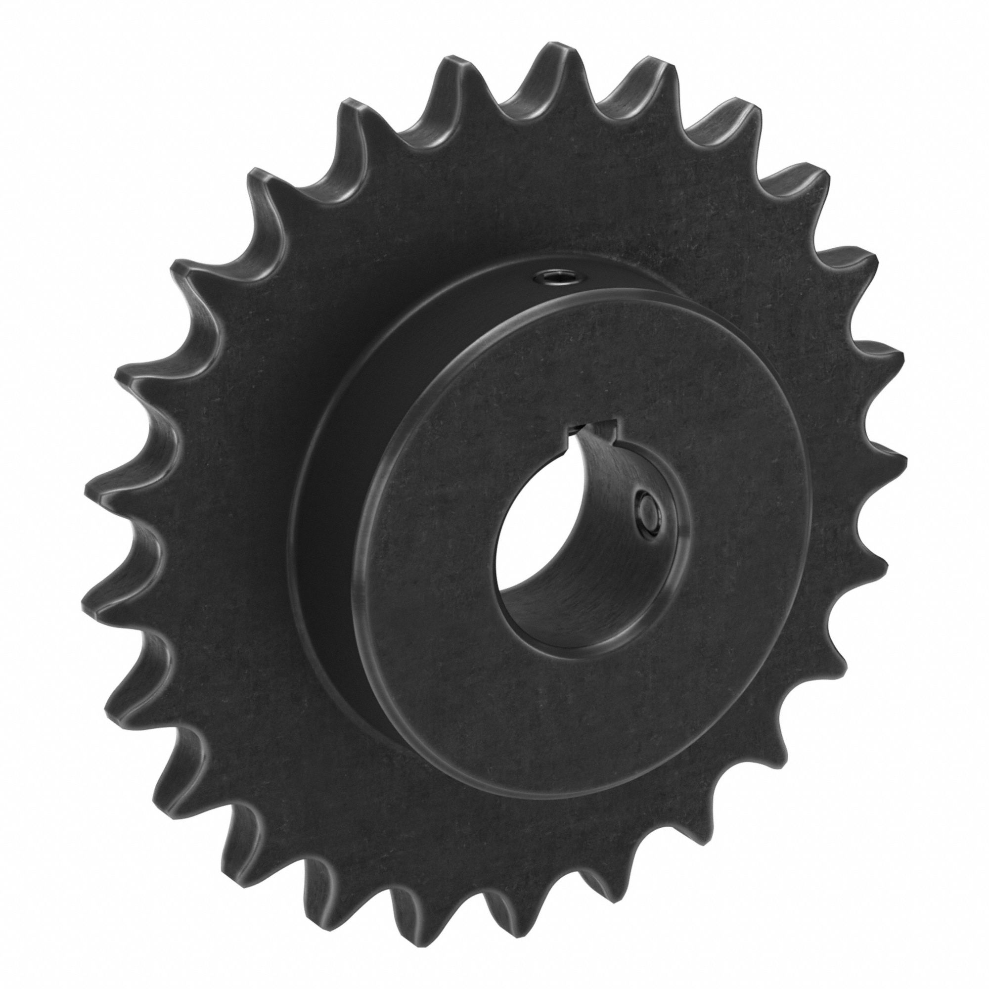 Sprocket: 80, For 1 in Chain Pitch, 1 7/8 in Bore Dia, 25 Teeth, 7.979 in Pitch Dia, Steel