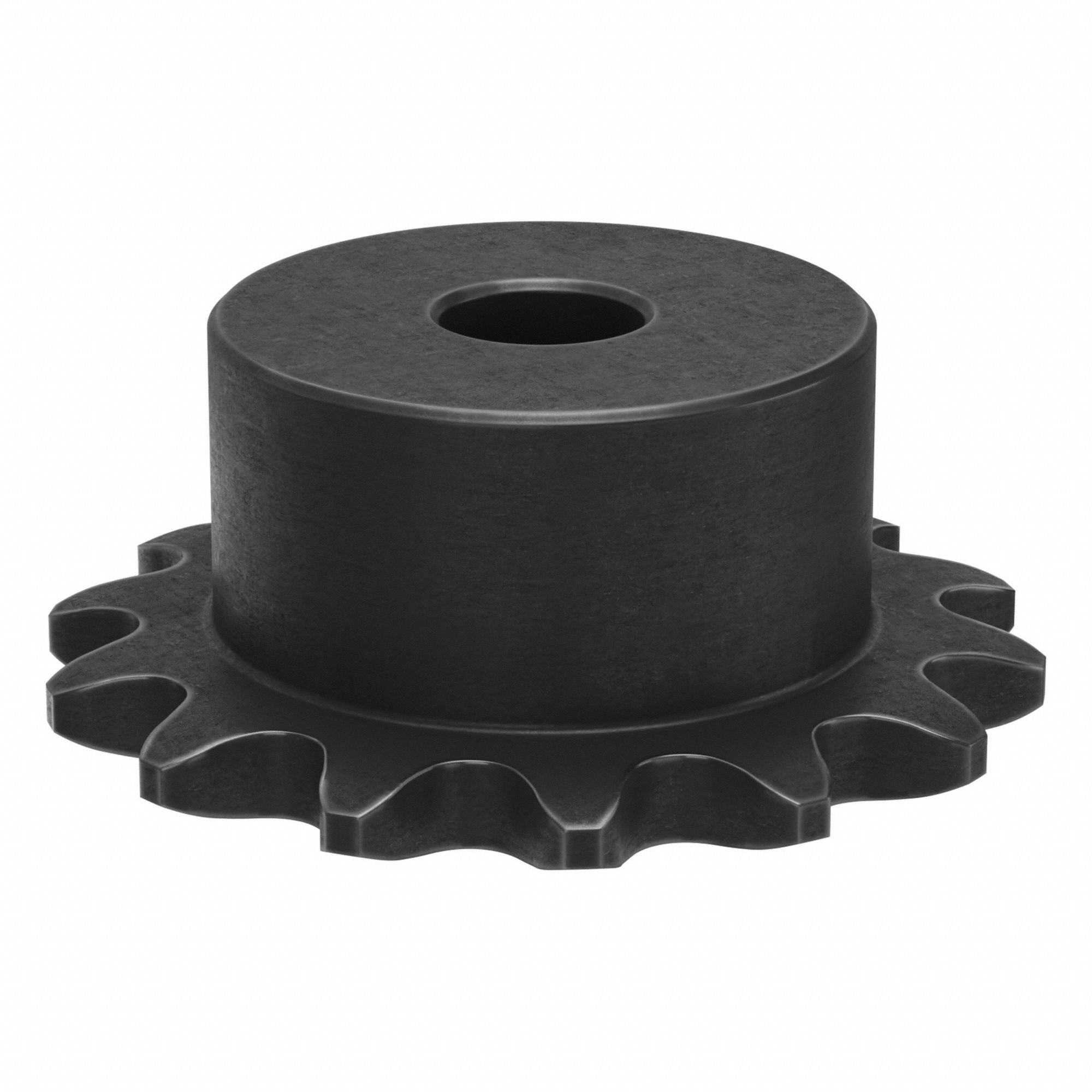 Sprocket: One-Sided Hub, For Single Strands, 25, 14 Teeth, 1.124 in Pitch Dia, Steel