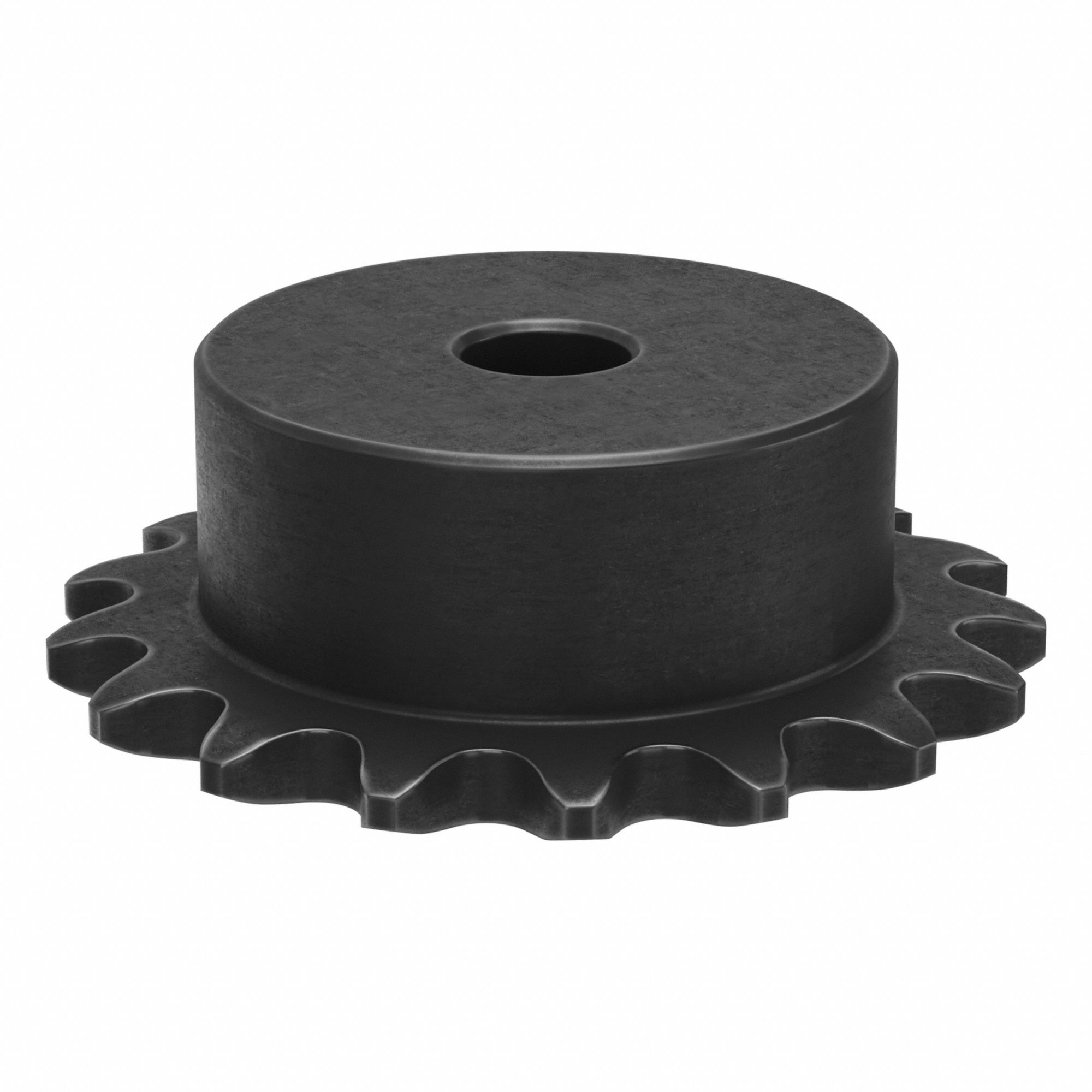 Sprocket: One-Sided Hub, For Single Strands, 25, 17 Teeth, 1.361 in Pitch Dia, Steel
