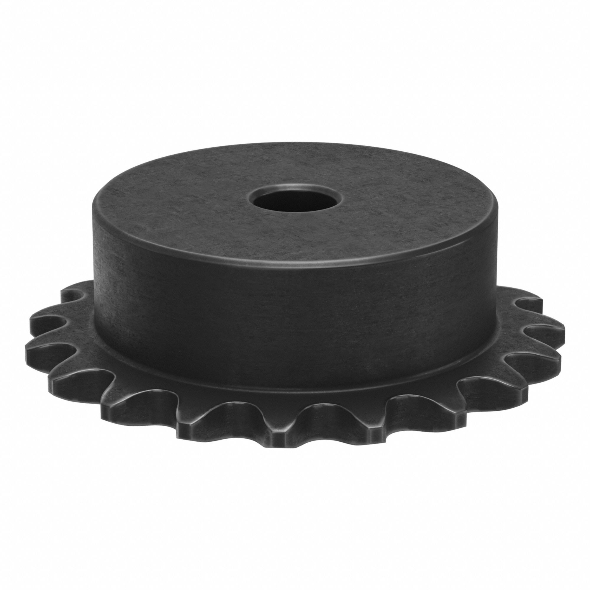 Sprocket: One-Sided Hub, For Single Strands, 25, 19 Teeth, 1.519 in Pitch Dia, Steel