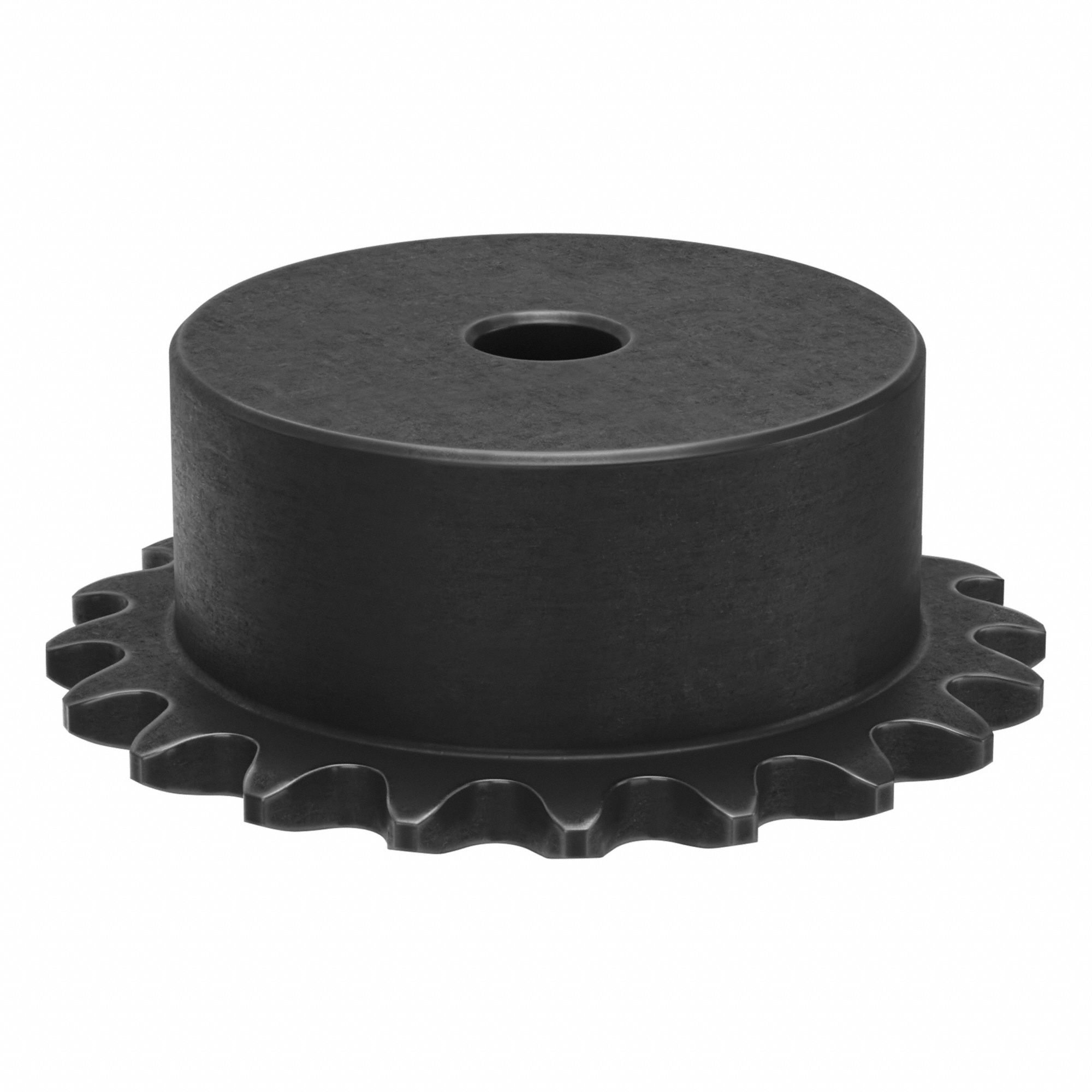 Sprocket: One-Sided Hub, For Single Strands, 25, 20 Teeth, 1.598 in Pitch Dia, Steel