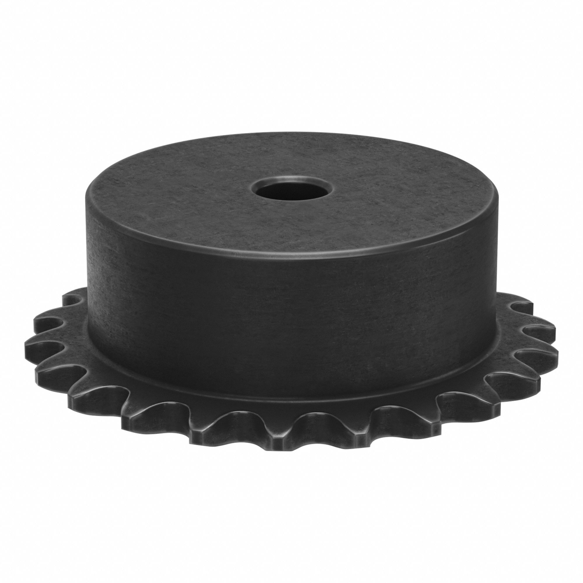 Sprocket: One-Sided Hub, For Single Strands, 25, 22 Teeth, 1.757 in Pitch Dia, Steel