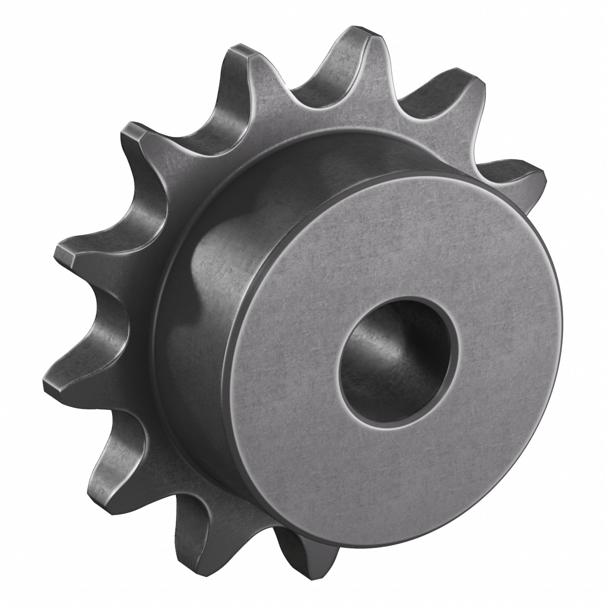 Sprocket: One-Sided Hub, For Single Strands, 40, 13 Teeth, 2.089 in Pitch Dia, Steel