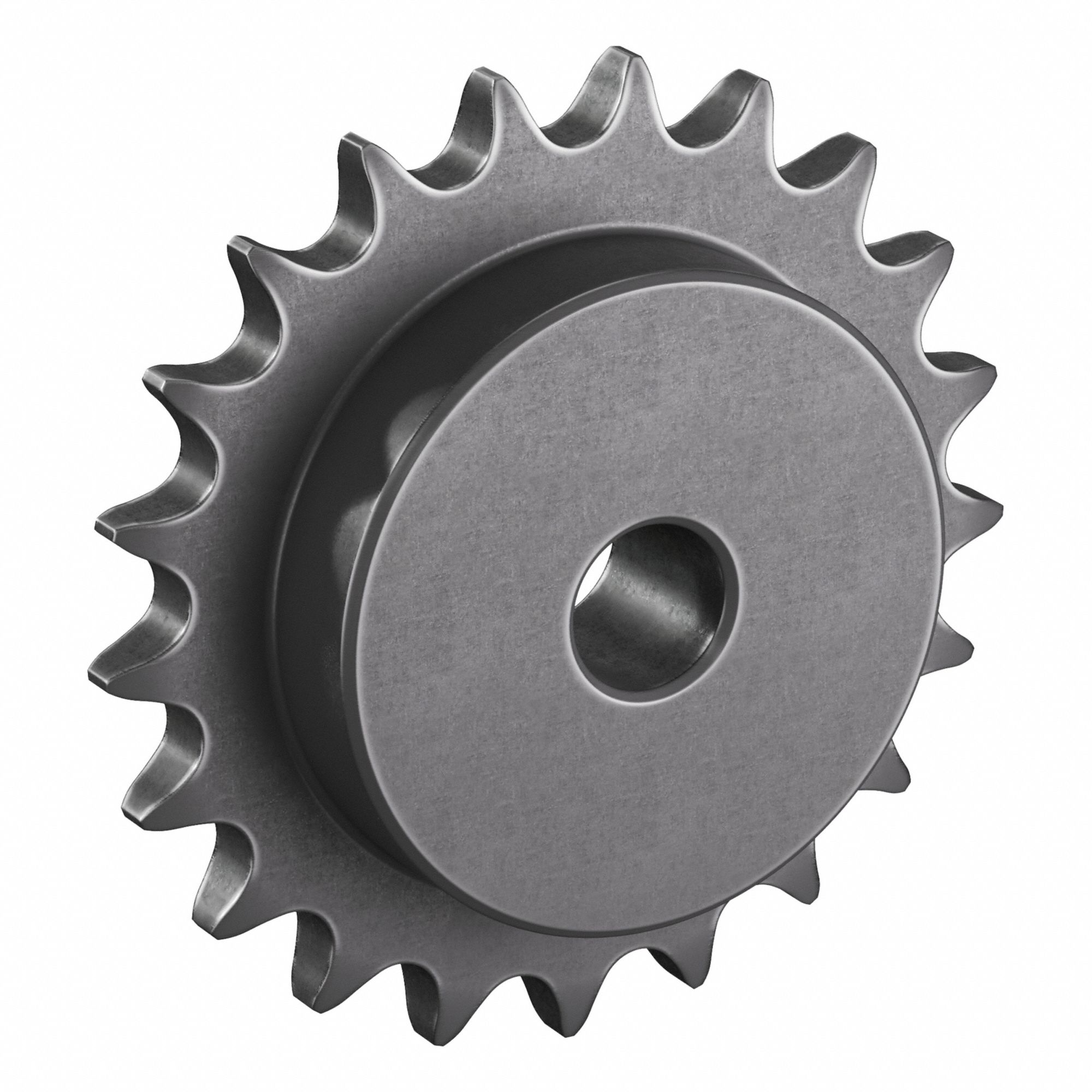 Sprocket: One-Sided Hub, For Single Strands, 50, 21 Teeth, 4.194 in Pitch Dia, Steel