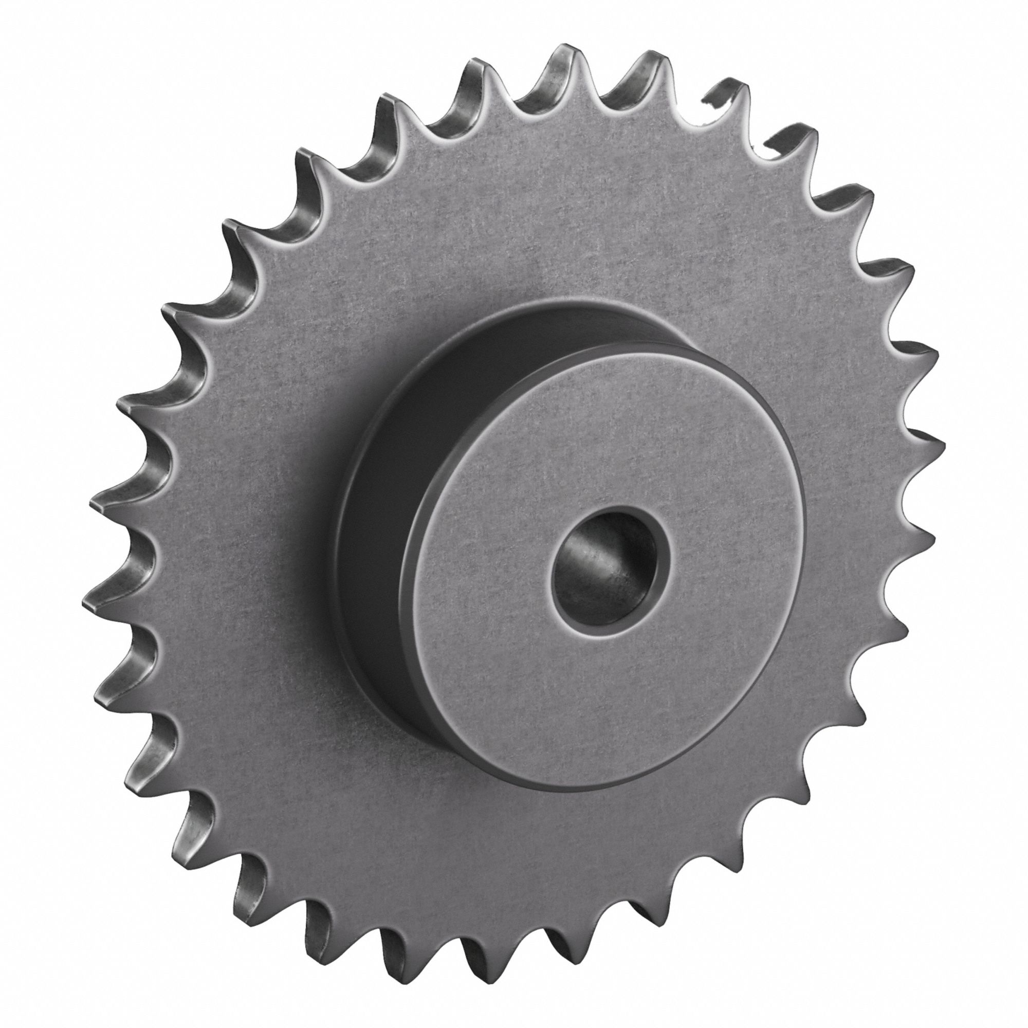 Sprocket: One-Sided Hub, For Single Strands, 50, 30 Teeth, 5.979 in Pitch Dia, Steel