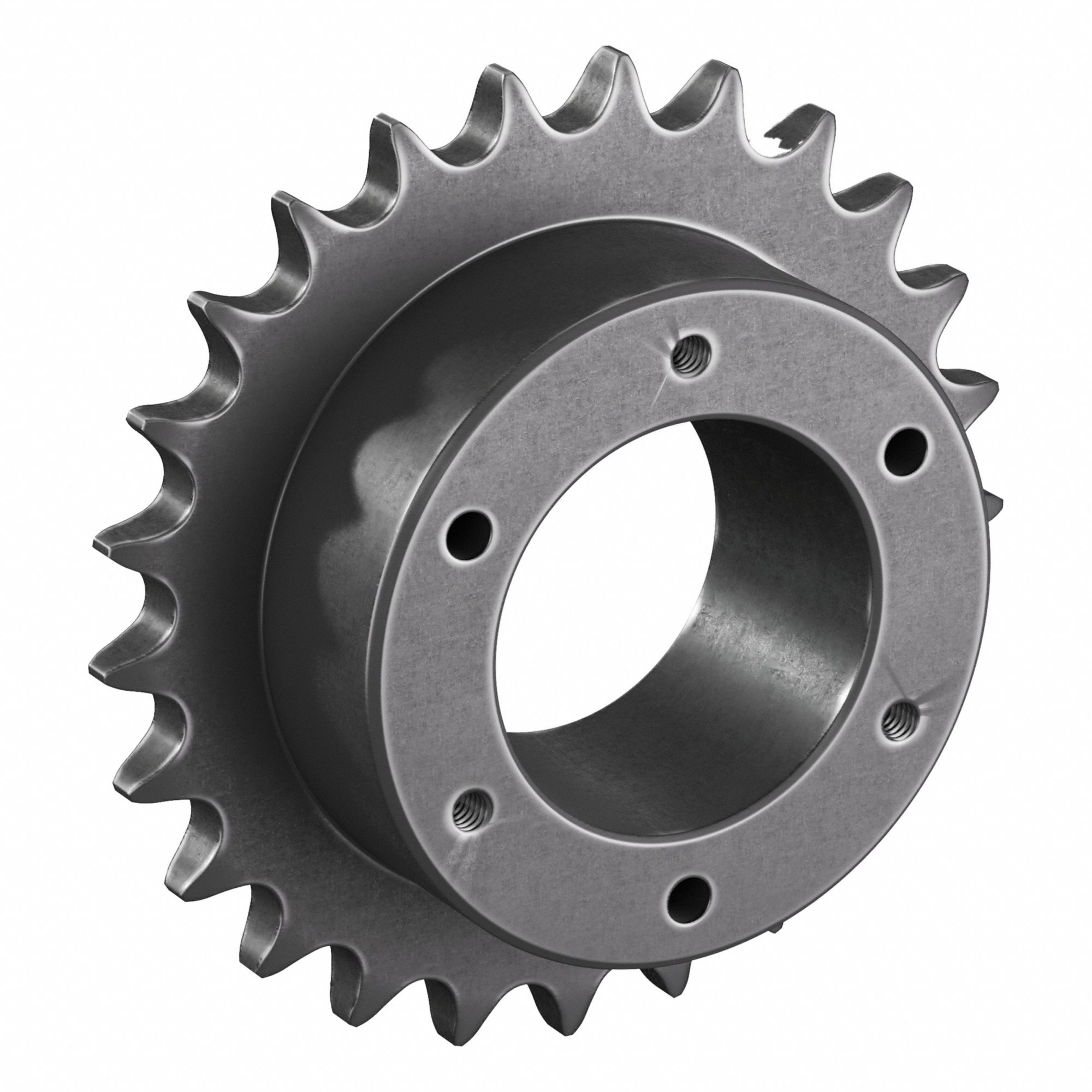 Sprocket: For 50 Chain, 25 Teeth, 4.987 in Pitch Dia, 5.32 in Outside Dia, Steel
