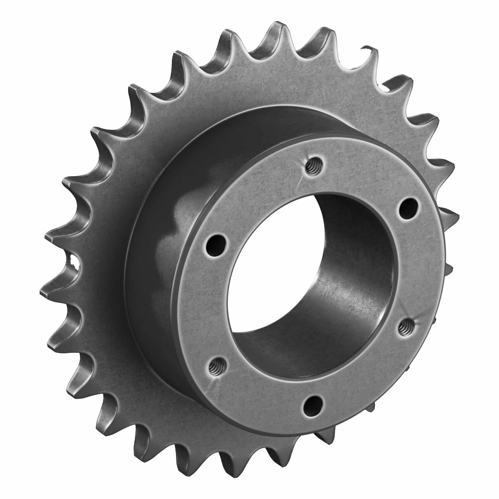 Sprocket: For 50 Chain, 26 Teeth, 5.185 in Pitch Dia, 5.52 in Outside Dia, Steel