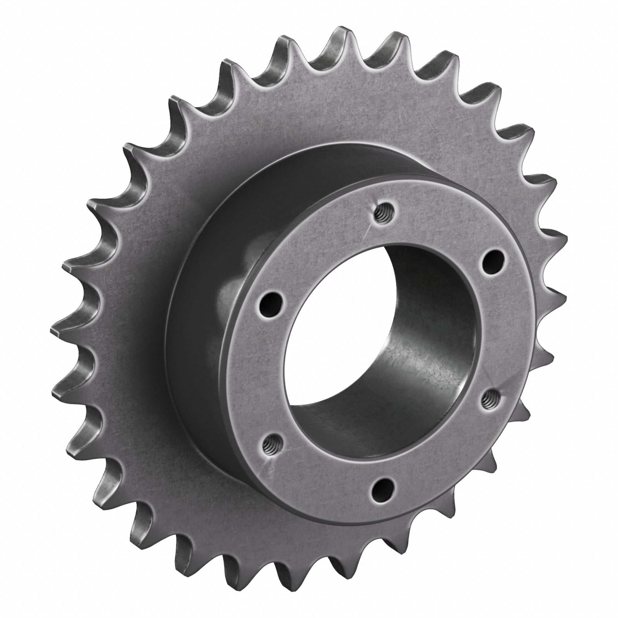 Sprocket: For 50 Chain, 28 Teeth, 5.582 in Pitch Dia, 5.92 in Outside Dia, Steel
