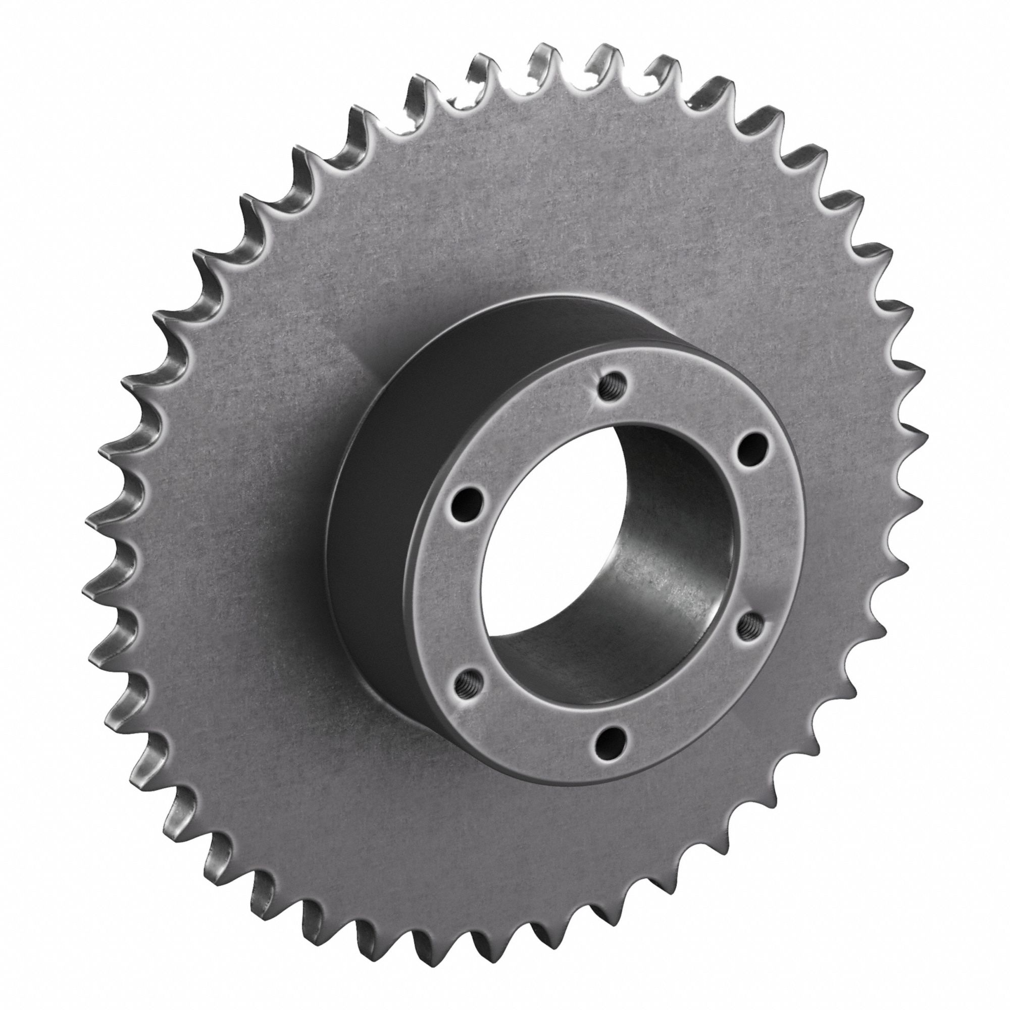 Sprocket: For 60 Chain, 42 Teeth, 10.036 in Pitch Dia, 10.46 in Outside Dia, Steel