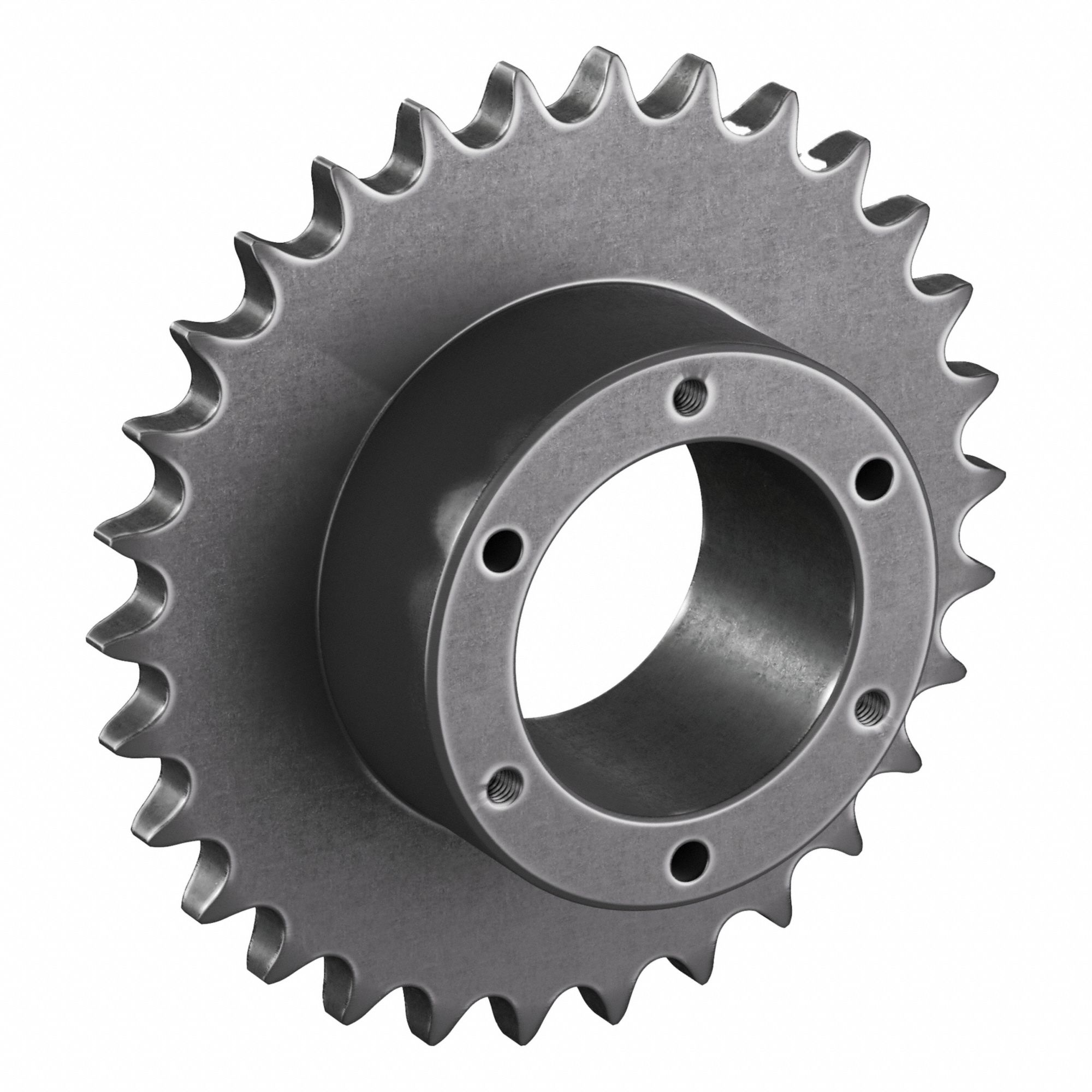 Sprocket: For 60 Chain, 30 Teeth, 7.175 in Pitch Dia, 7.59 in Outside Dia, Steel